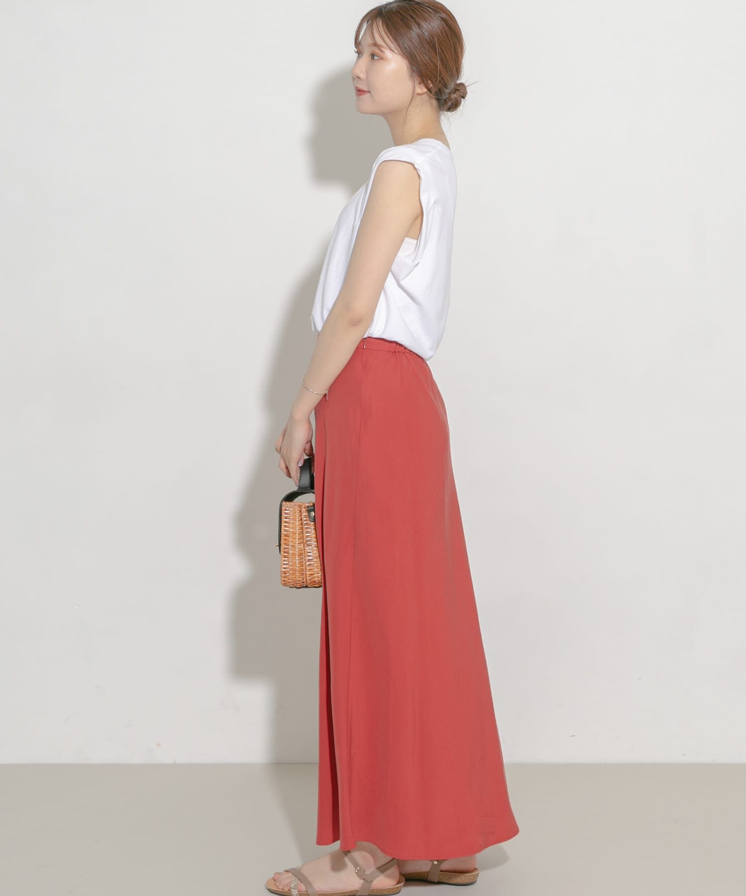 URBAN RESEARCH ROSSO「リネンフレアーナロースカート」|スカート|