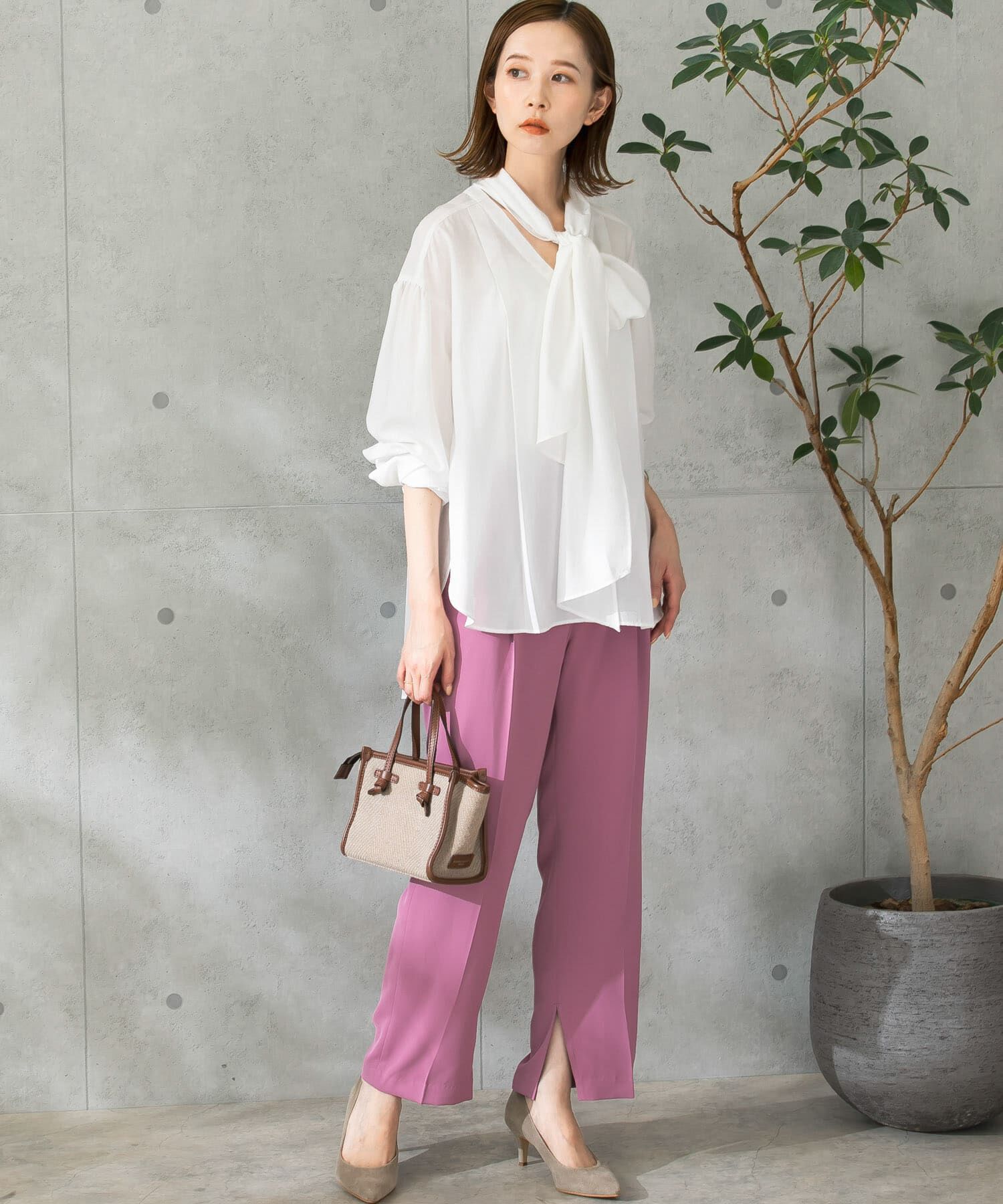 URBAN RESEARCH ROSSO「ウォッシャブルインサイドスリットイージーパンツ」|その他|