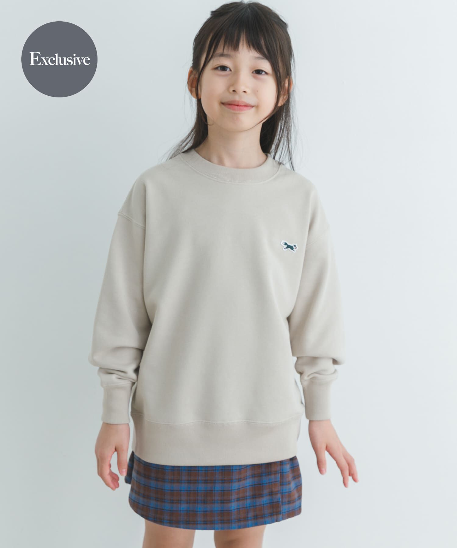 URBAN RESEARCH DOORS「『親子リンク』『別注』PENNEYS&times;DOORS　THE FOX裏毛CNスウェット(KIDS)」|その他|ベージュ