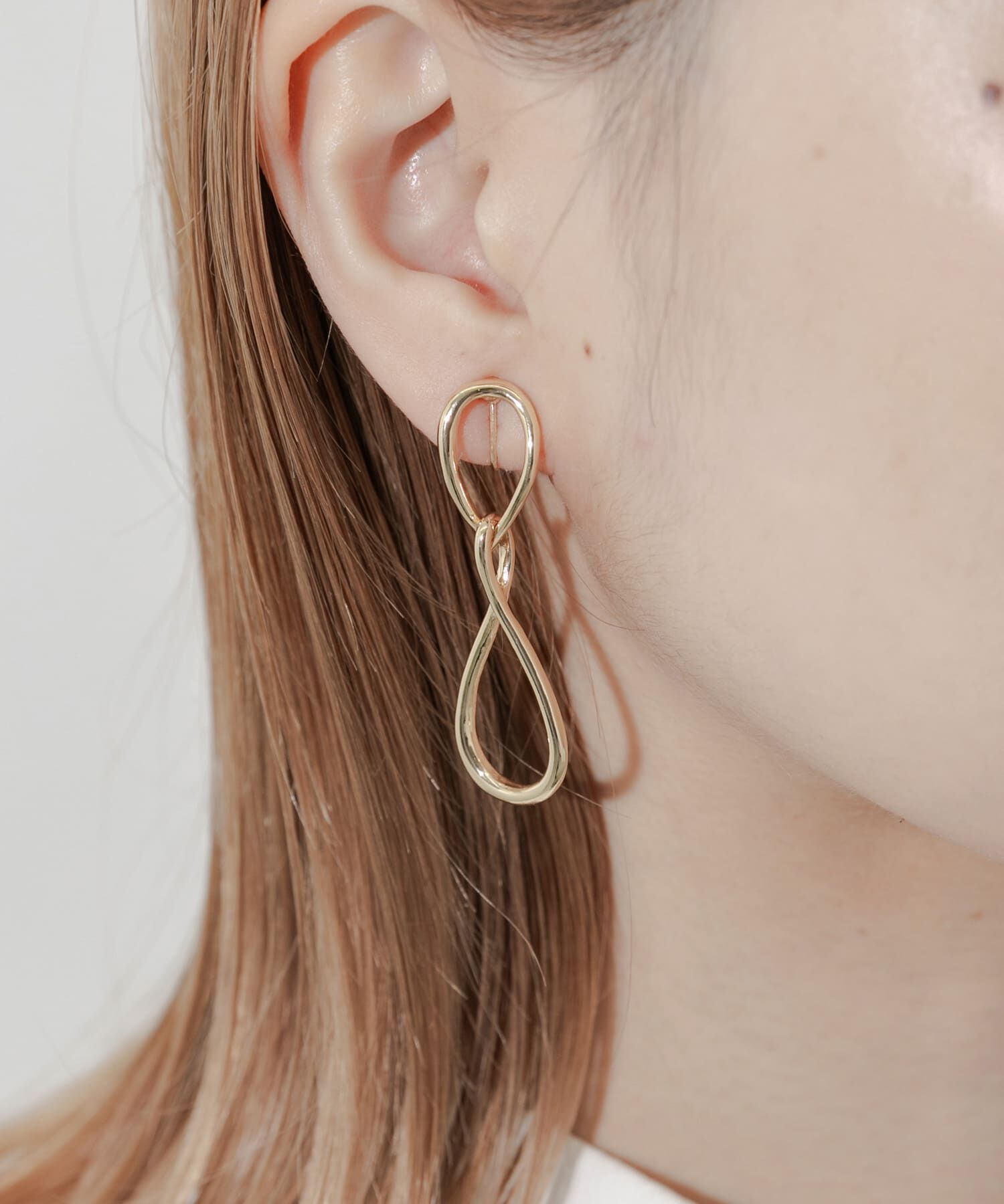 SMELLY「メタルドロップデザインイヤリング」|イヤリング|