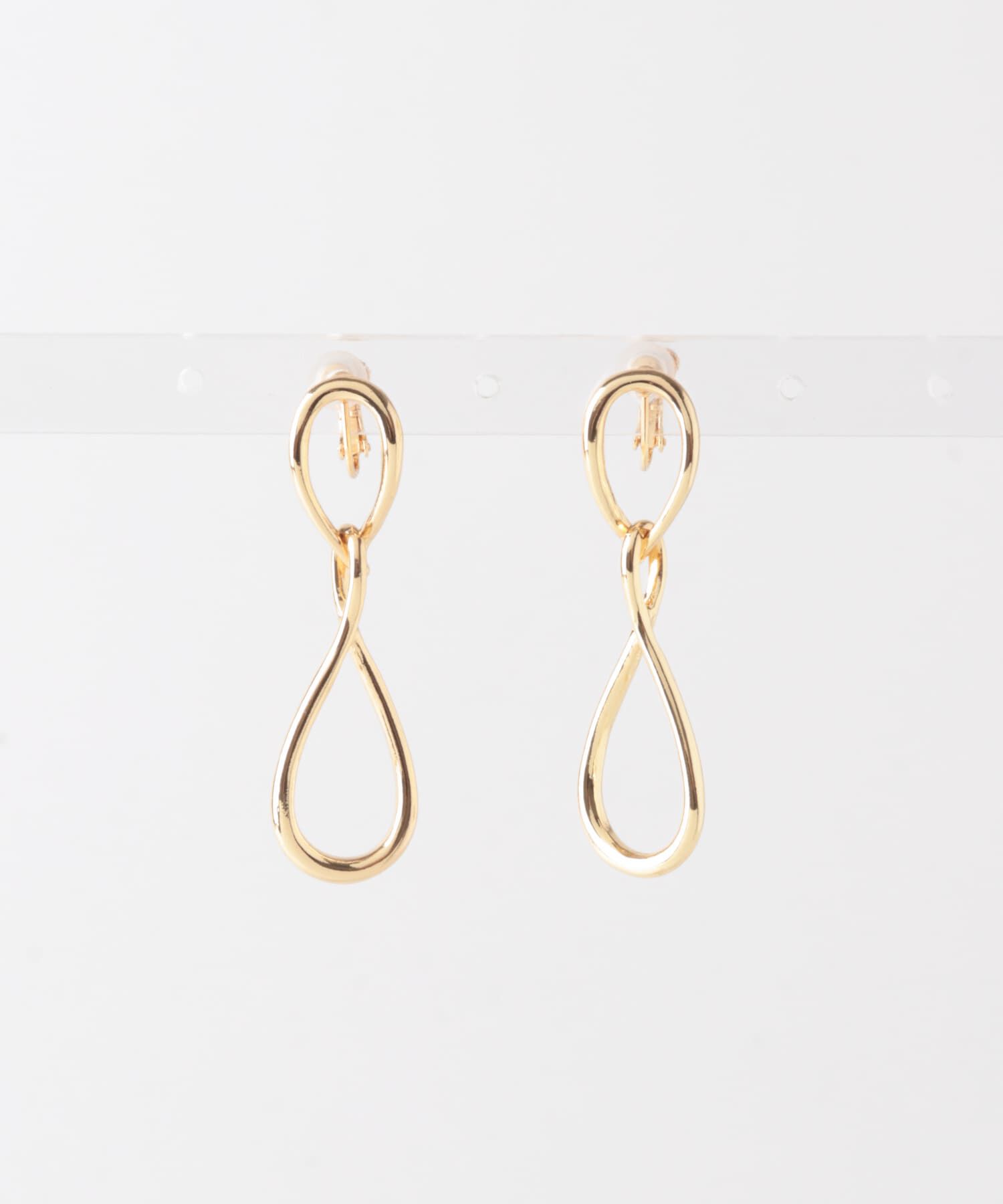 SMELLY「メタルドロップデザインイヤリング」|イヤリング|