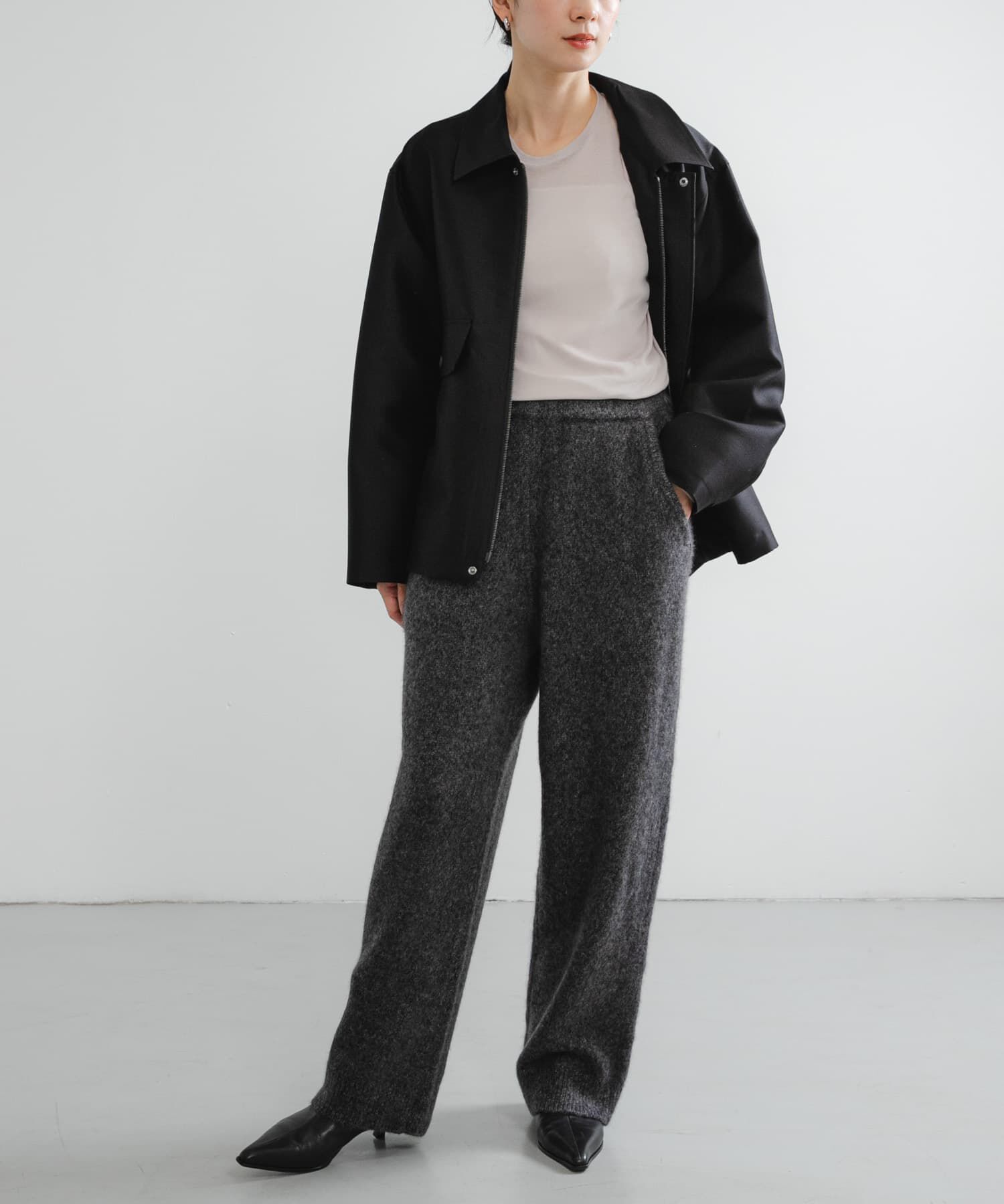 URBAN RESEARCH「new basic　CASHMERE SILK MOULINE LONGPANTS」|その他|
