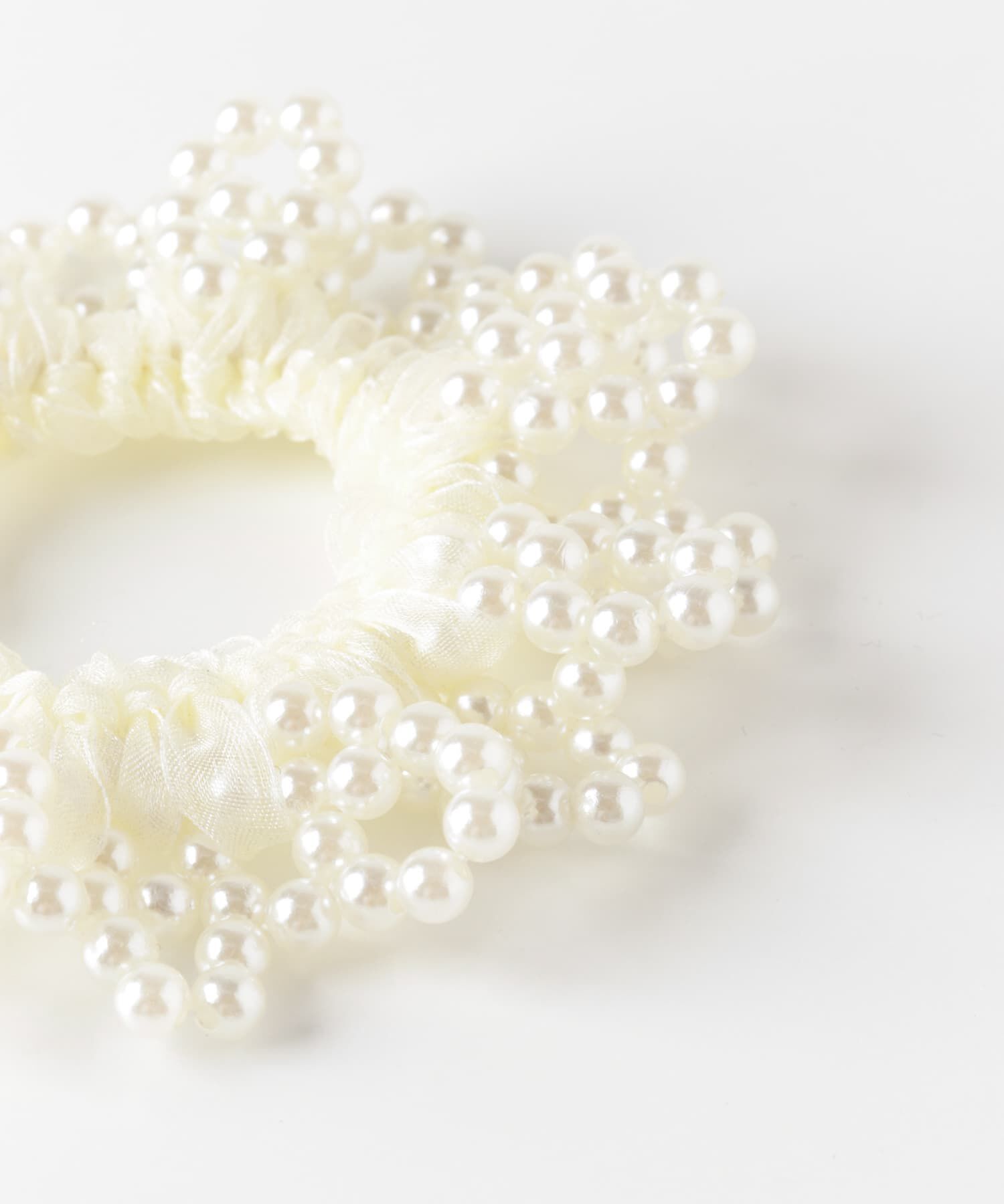 SMELLY「パールボリュームヘアポニー」|ヘアゴム・シュシュ|