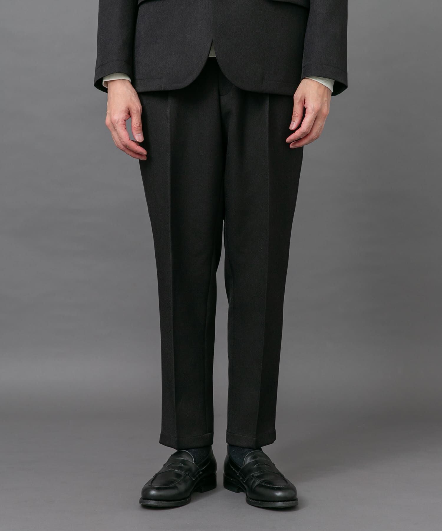 URBAN RESEARCH DOORS「LIFE STYLE TAILOR　ブラッシュドツイルストレッチパンツ」|スラックス|