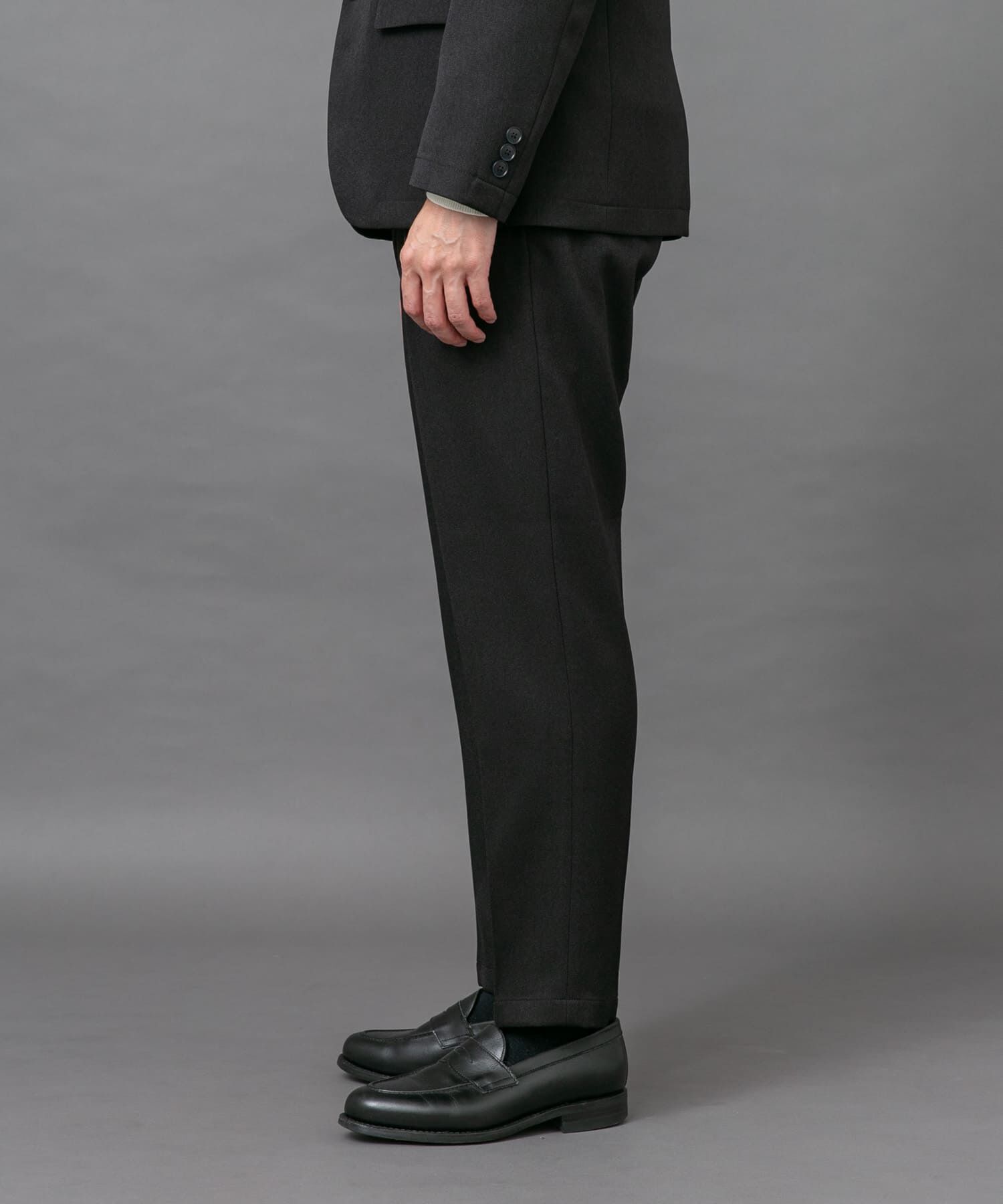 URBAN RESEARCH DOORS「LIFE STYLE TAILOR　ブラッシュドツイルストレッチパンツ」|スラックス|