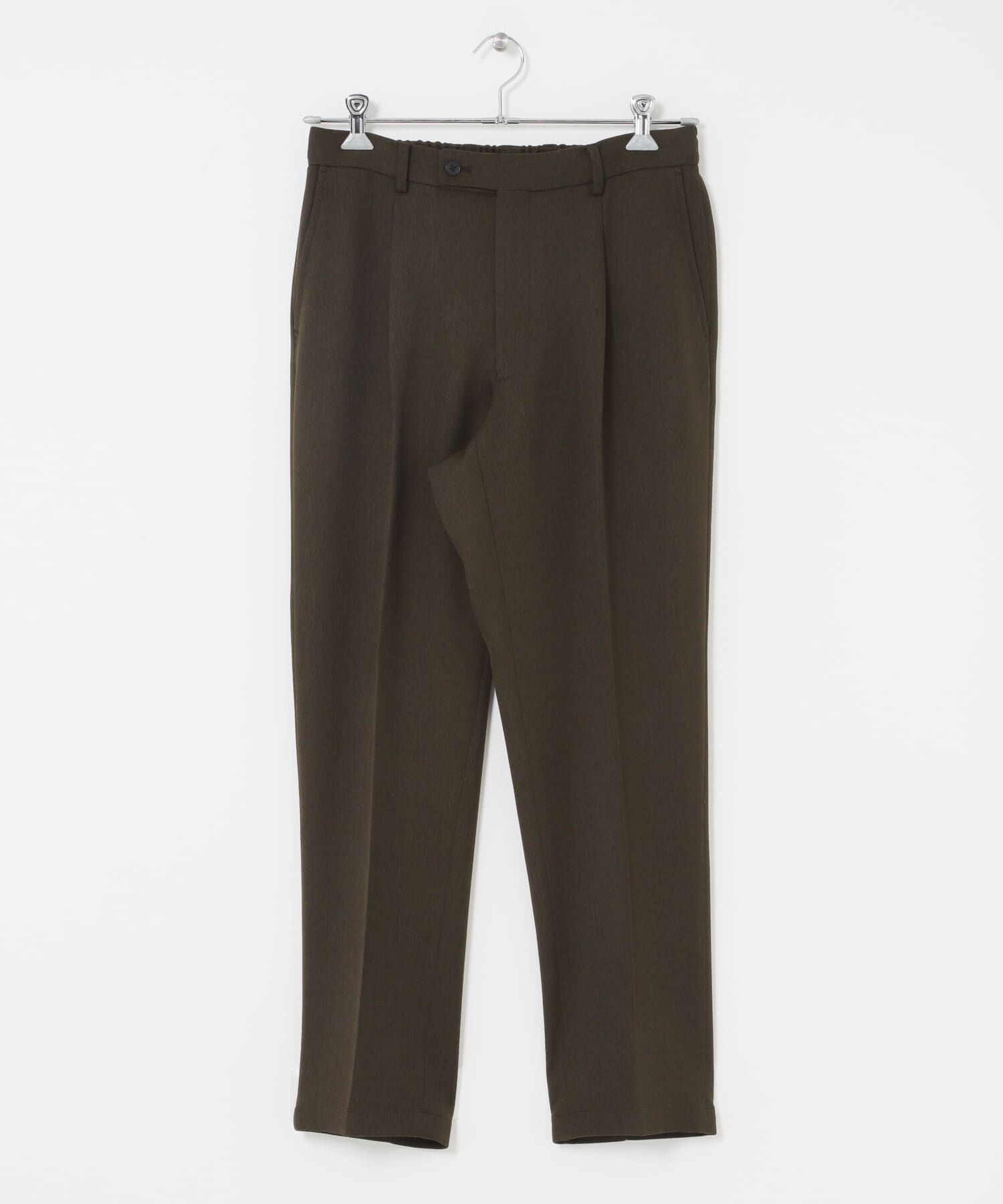 URBAN RESEARCH DOORS「LIFE STYLE TAILOR　ブラッシュドツイルストレッチパンツ」|スラックス|