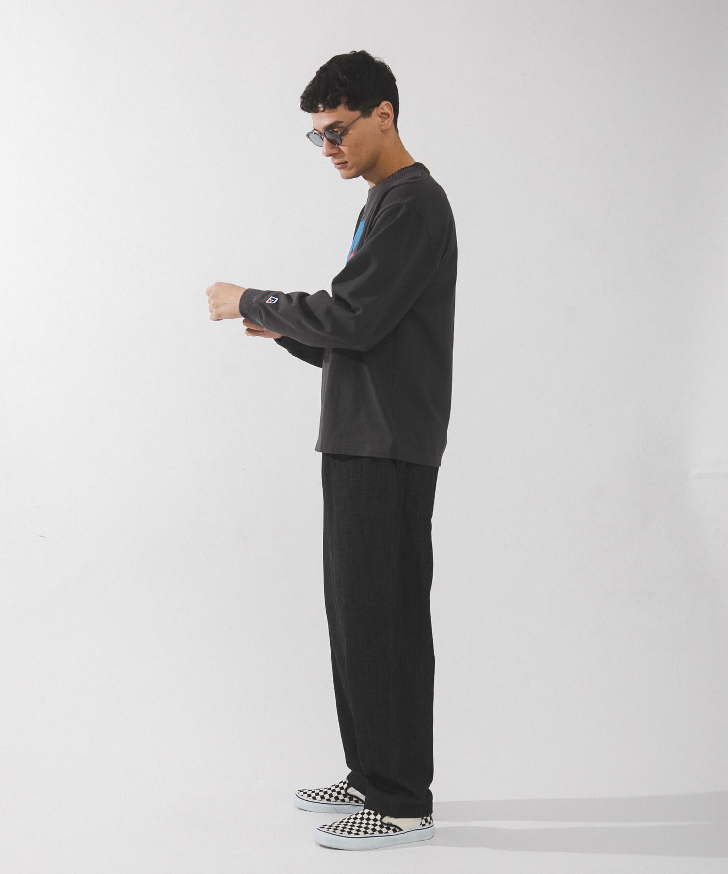 Sonny Label 「『別注』RUSSELL ATHLETIC&times;SonnyLabel　プリントヘビージャージーロングTシャツ」|Tシャツ・カットソー|