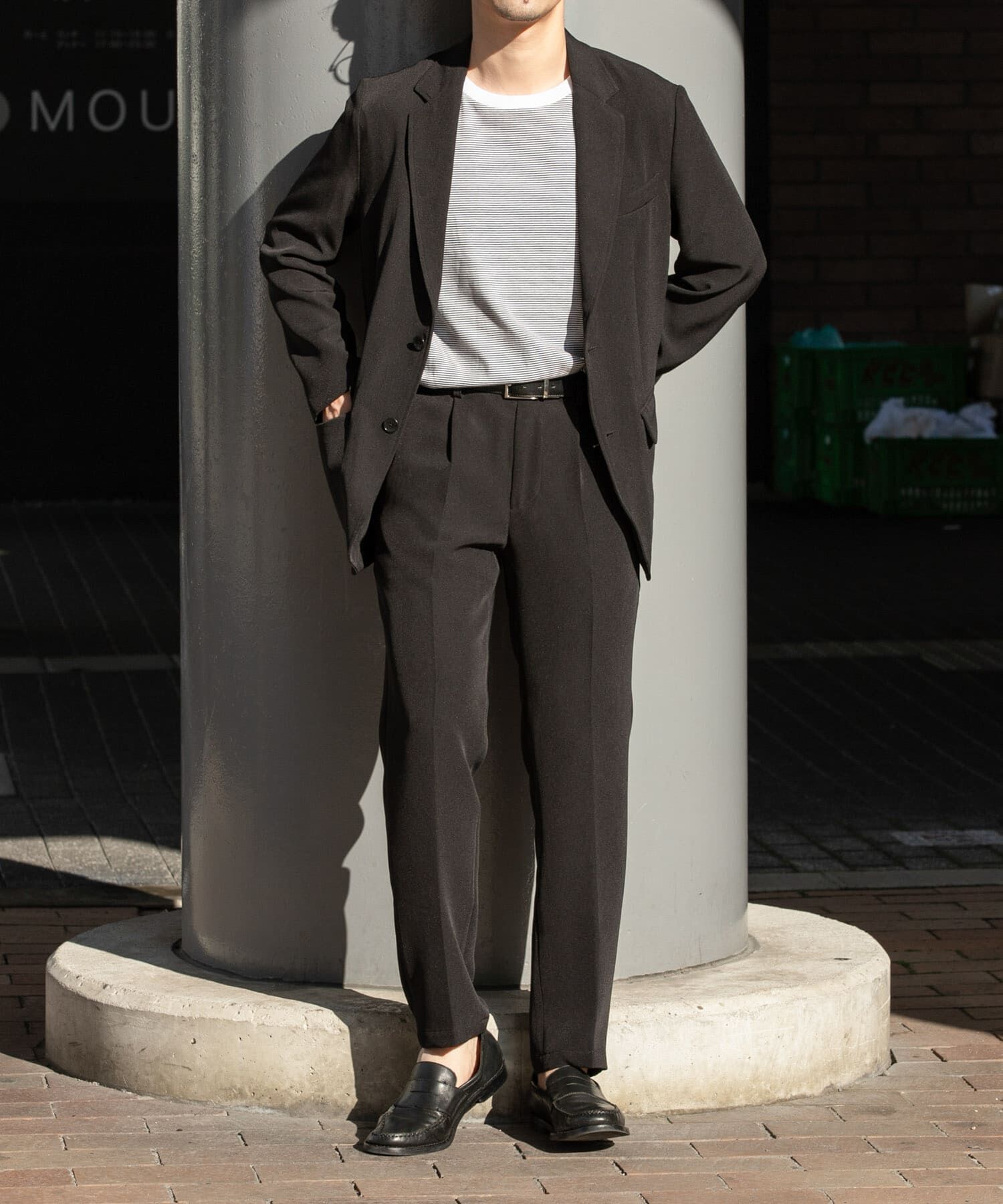 URBAN RESEARCH ROSSO「『WEB限定』『イージーケア』ハイパフォーマンス快適セットアップ」|その他|ブラック