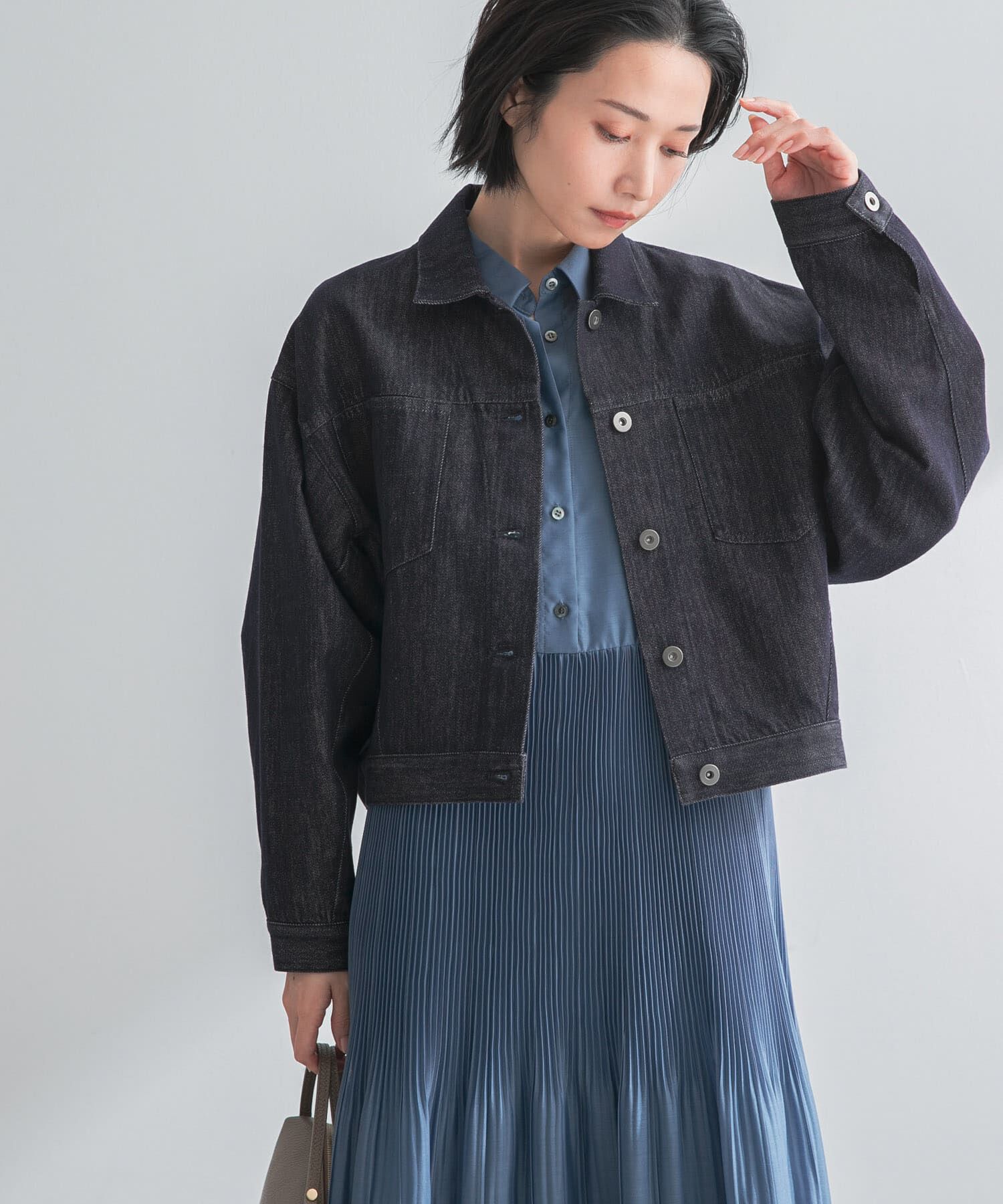 URBAN RESEARCH ROSSO「デニムドルマンジャケット」|デニムジャケット|