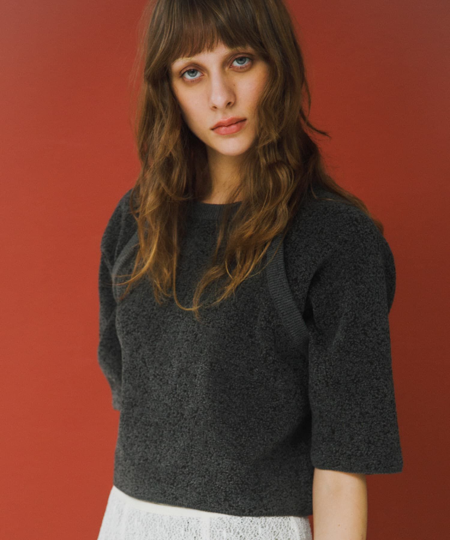 LAATO「jacquard shortsleeve knit」|ニット・セーター|