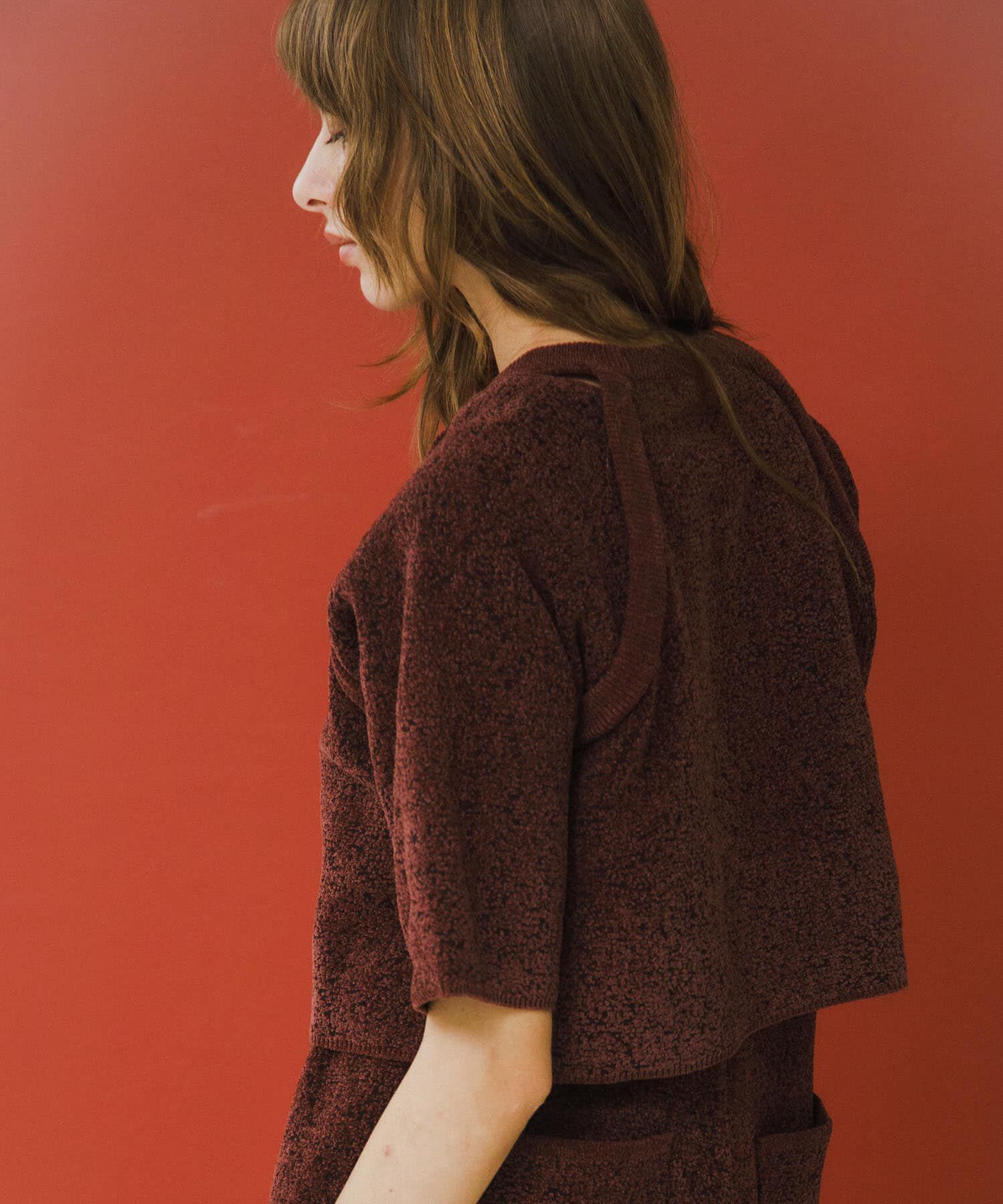 LAATO「jacquard shortsleeve knit」|ニット・セーター|