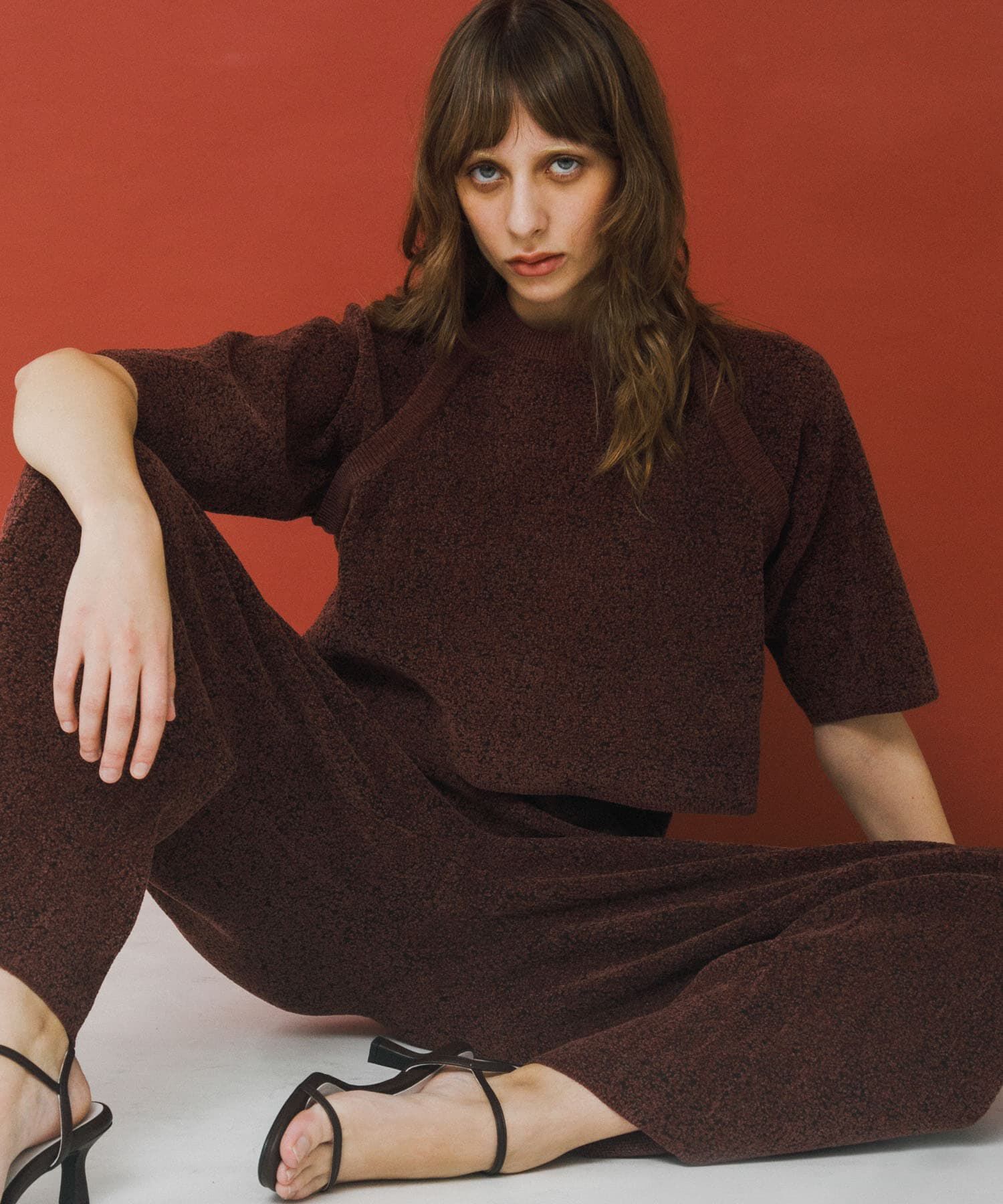 LAATO「jacquard shortsleeve knit」|ニット・セーター|