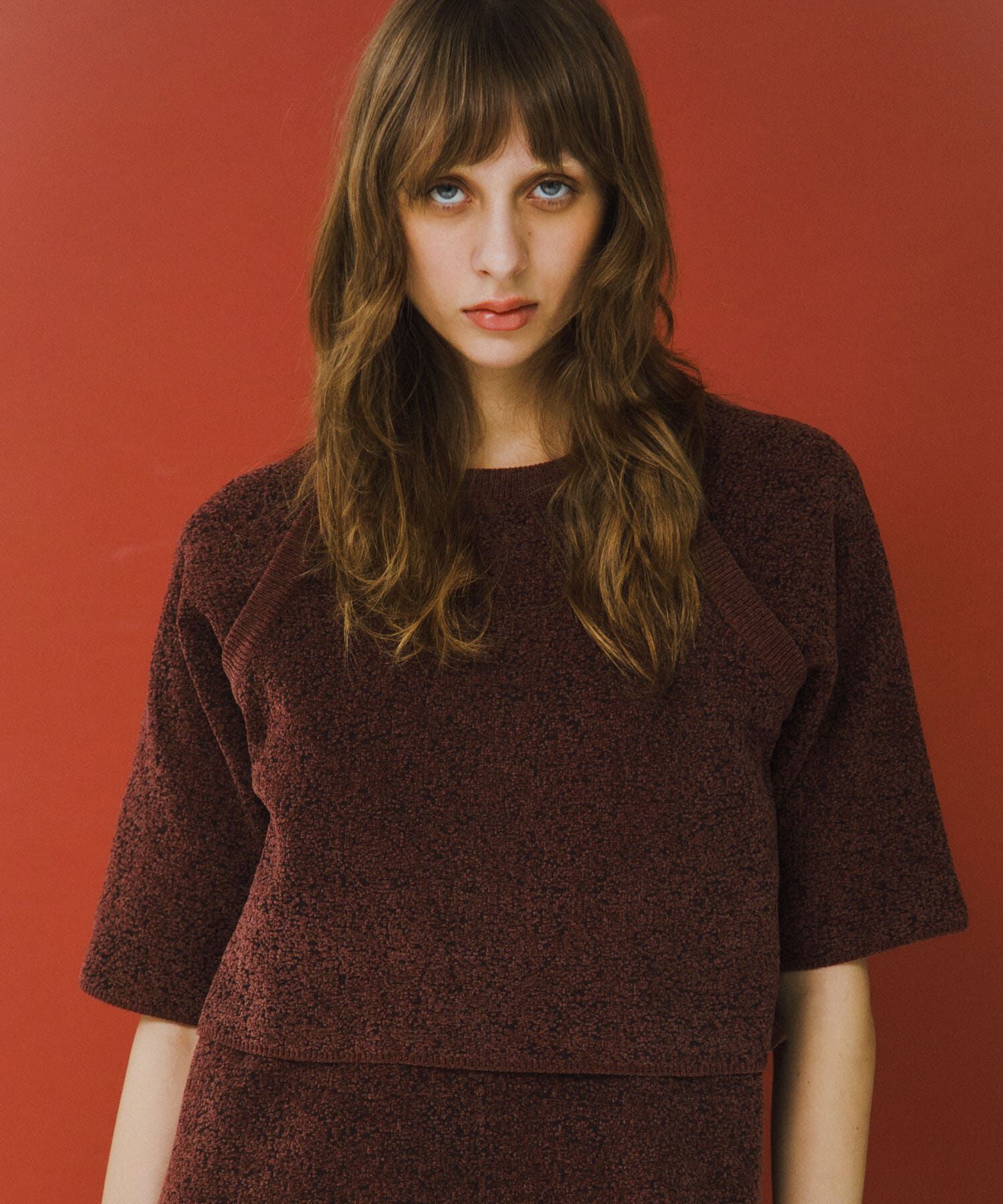 LAATO「jacquard shortsleeve knit」|ニット・セーター|