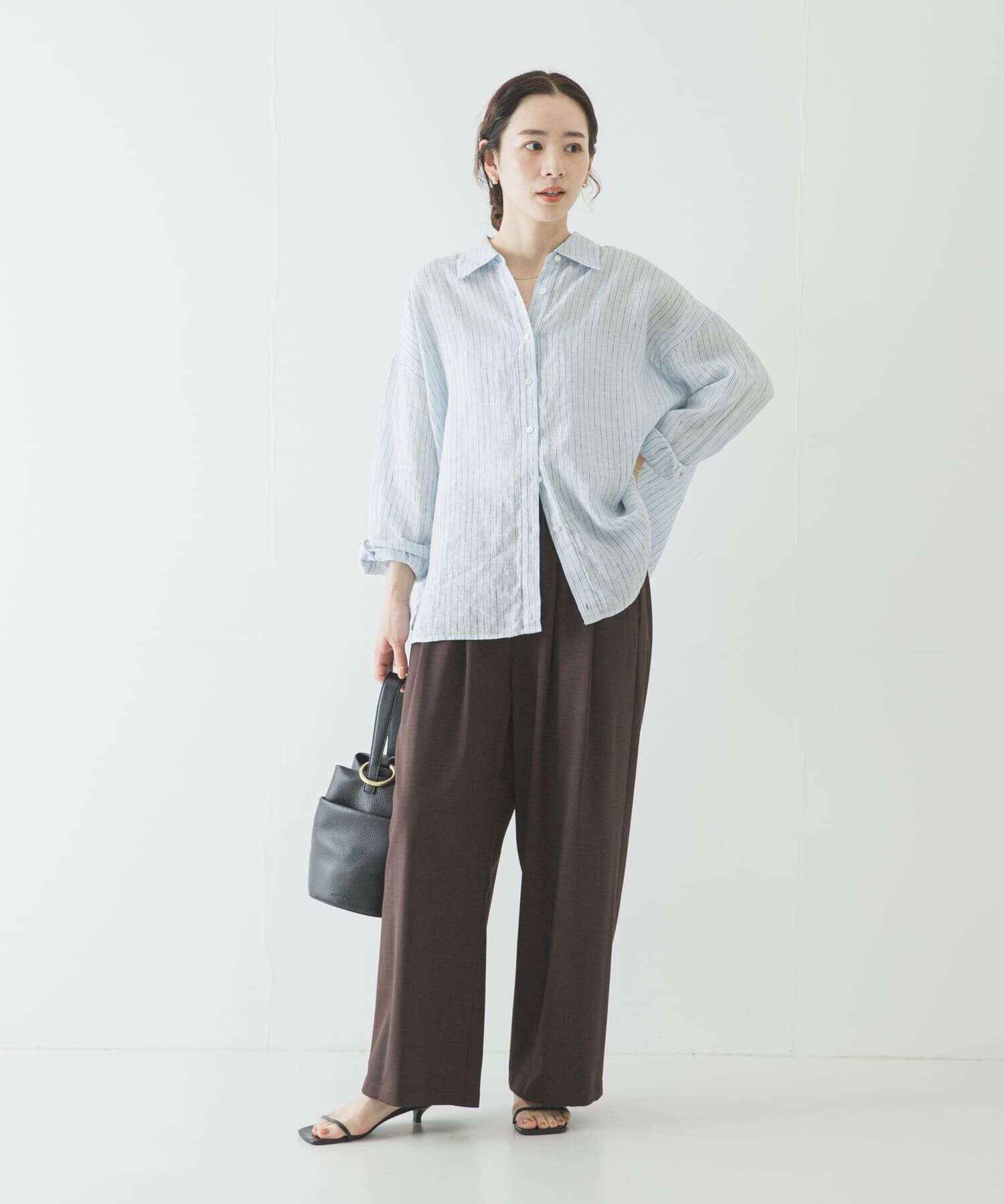 URBAN RESEARCH「『3サイズ展開』『イージーケア』タックギャザーストレートパンツ」|その他|