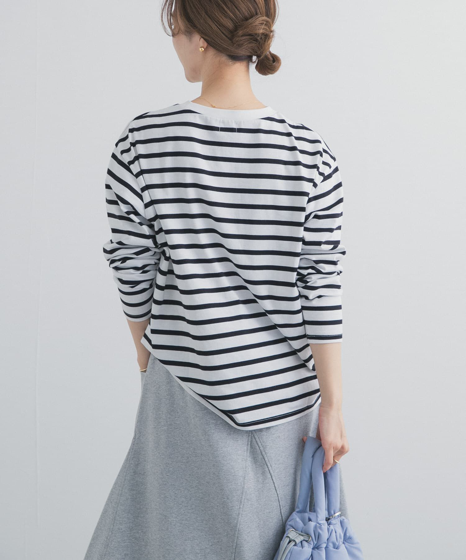 URBAN RESEARCH DOORS「ボーダーワイドプルオーバー」|Tシャツ・カットソー|