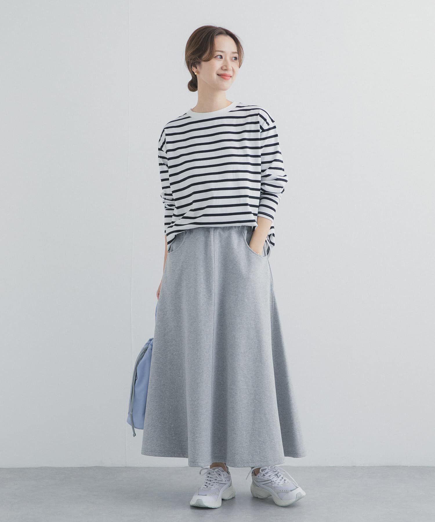 URBAN RESEARCH DOORS「ボーダーワイドプルオーバー」|Tシャツ・カットソー|