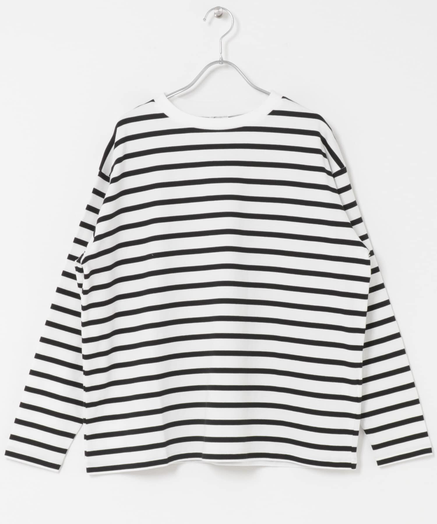 URBAN RESEARCH DOORS「ボーダーワイドプルオーバー」|Tシャツ・カットソー|