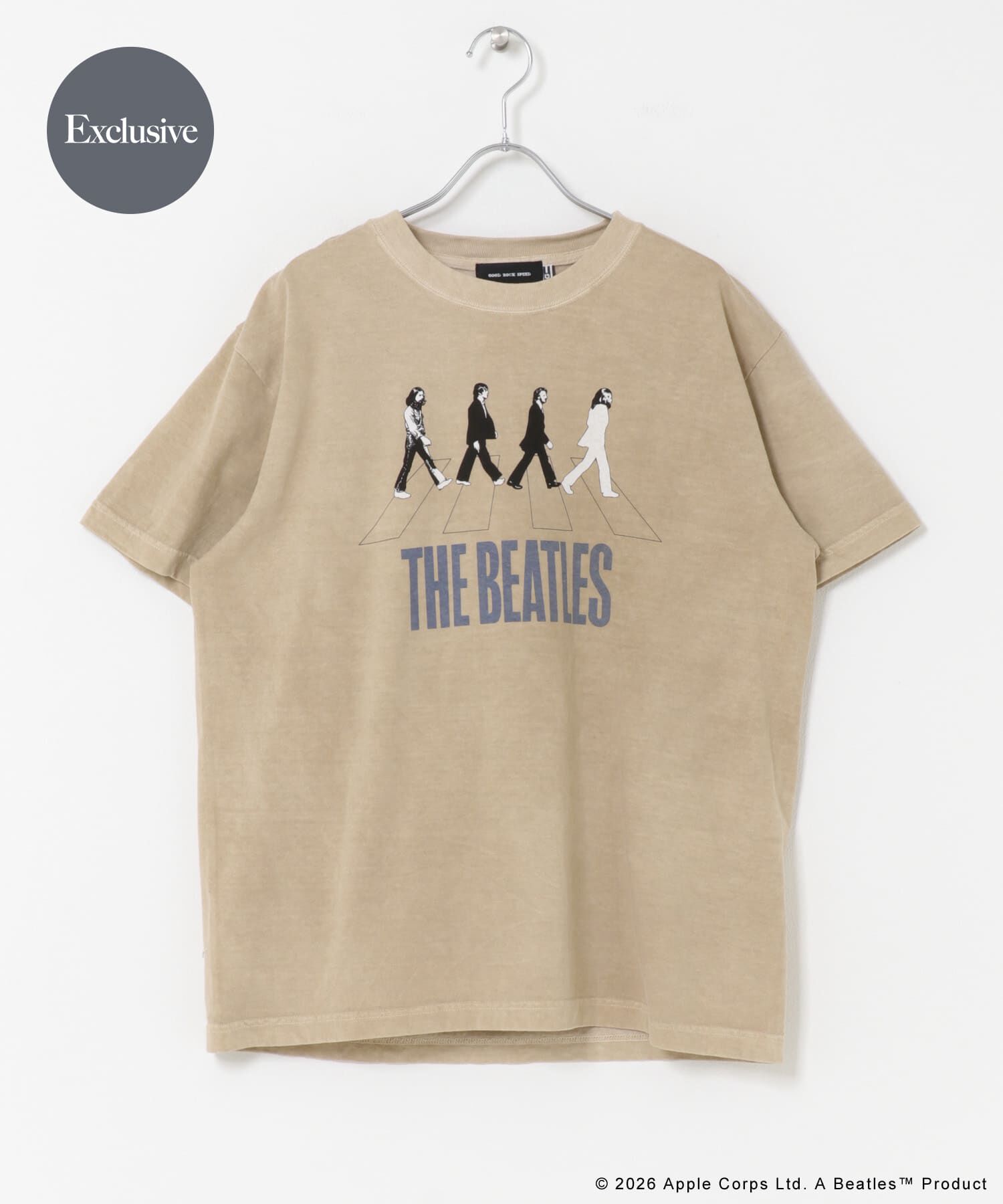URBAN RESEARCH DOORS「『別注』GOOD ROCK SPEED&times;DOORS　BEATLES ABBEYROAD」|Tシャツ・カットソー|ベージュ系その他