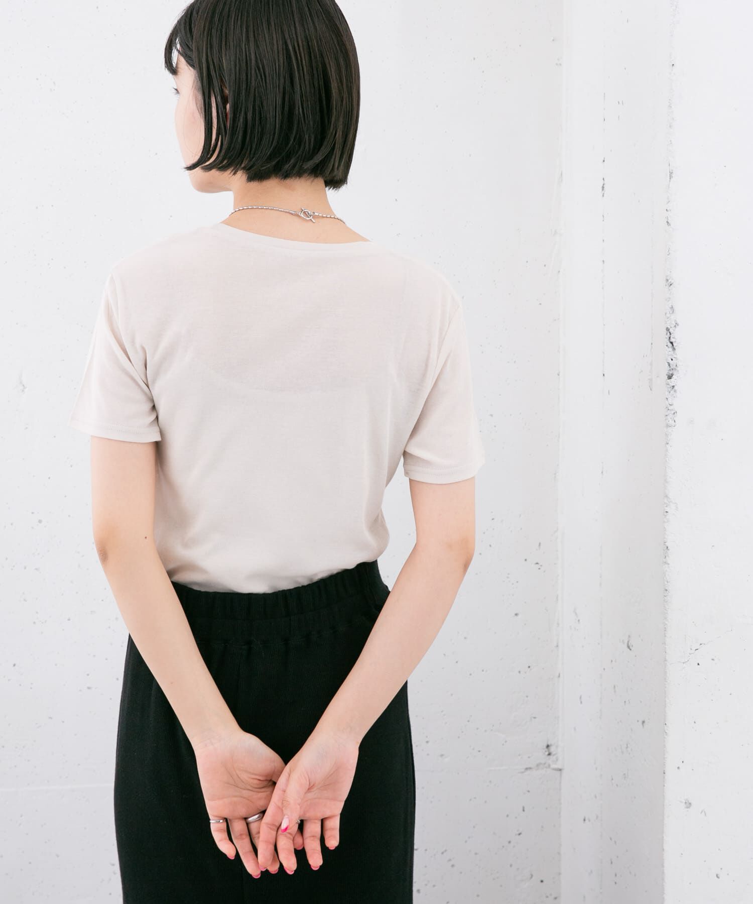  「コンパクトベーシックTシャツ」|Tシャツ・カットソー|