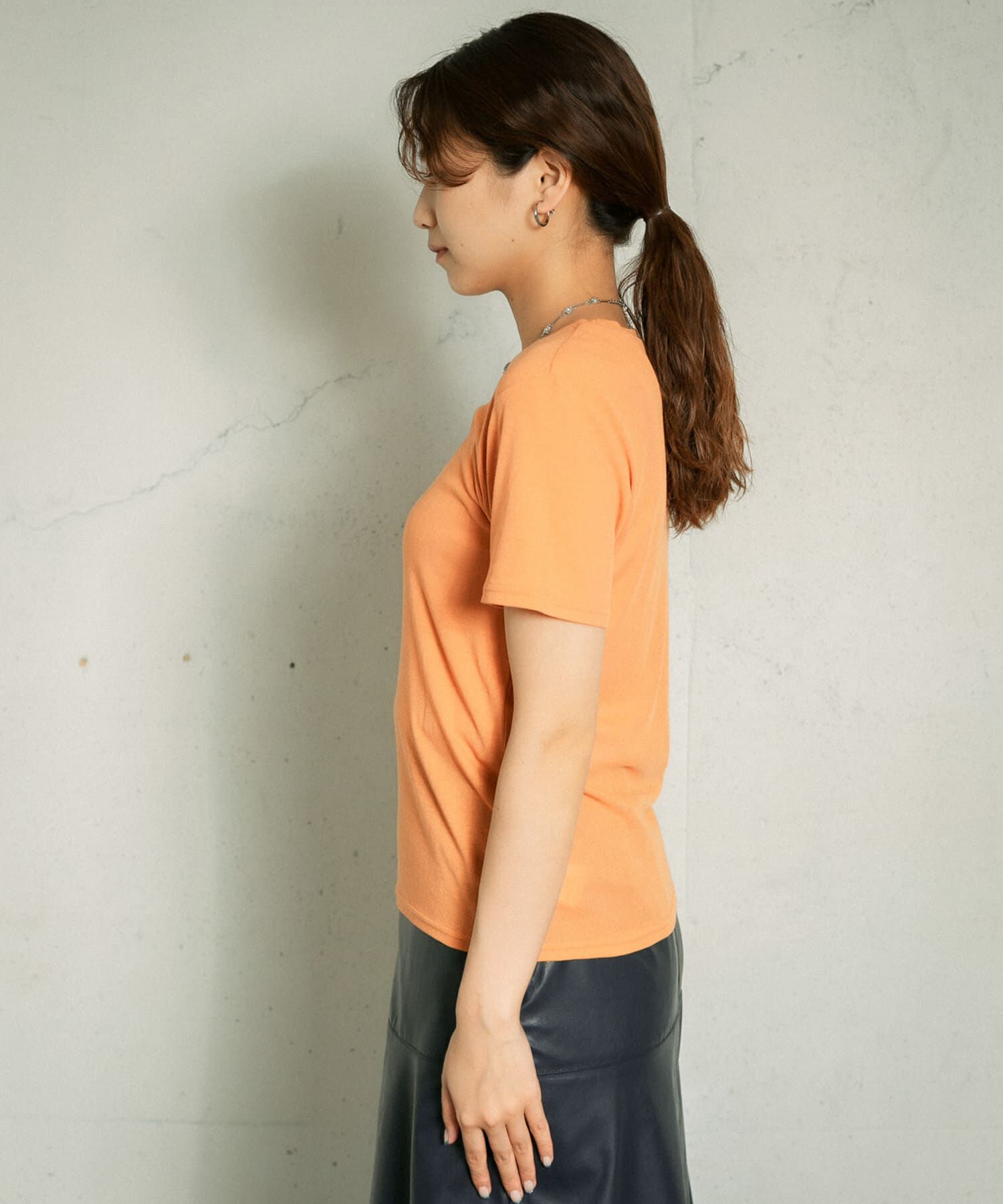  「コンパクトベーシックTシャツ」|Tシャツ・カットソー|