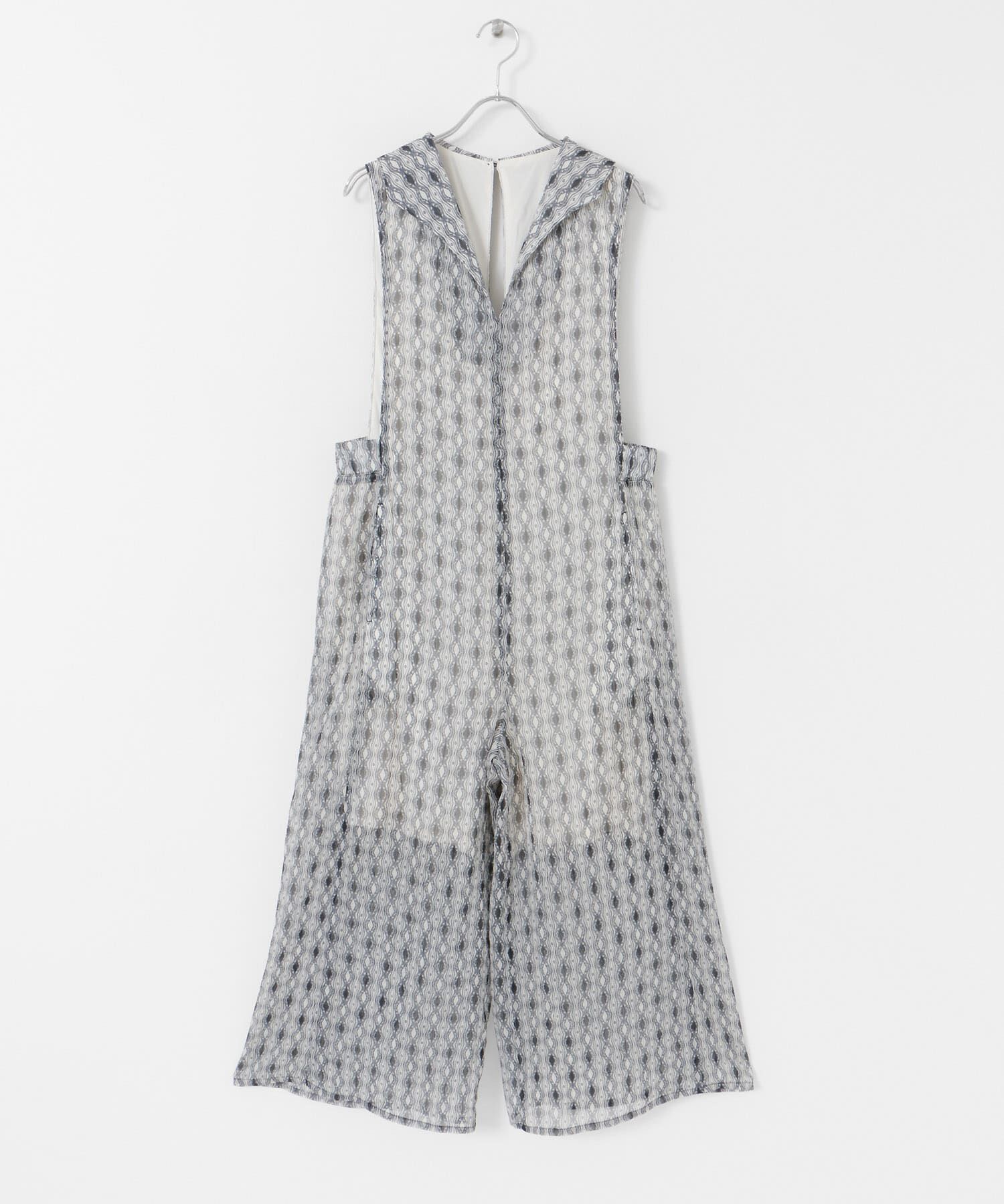  「楊柳プリントサロペット」|スカート|