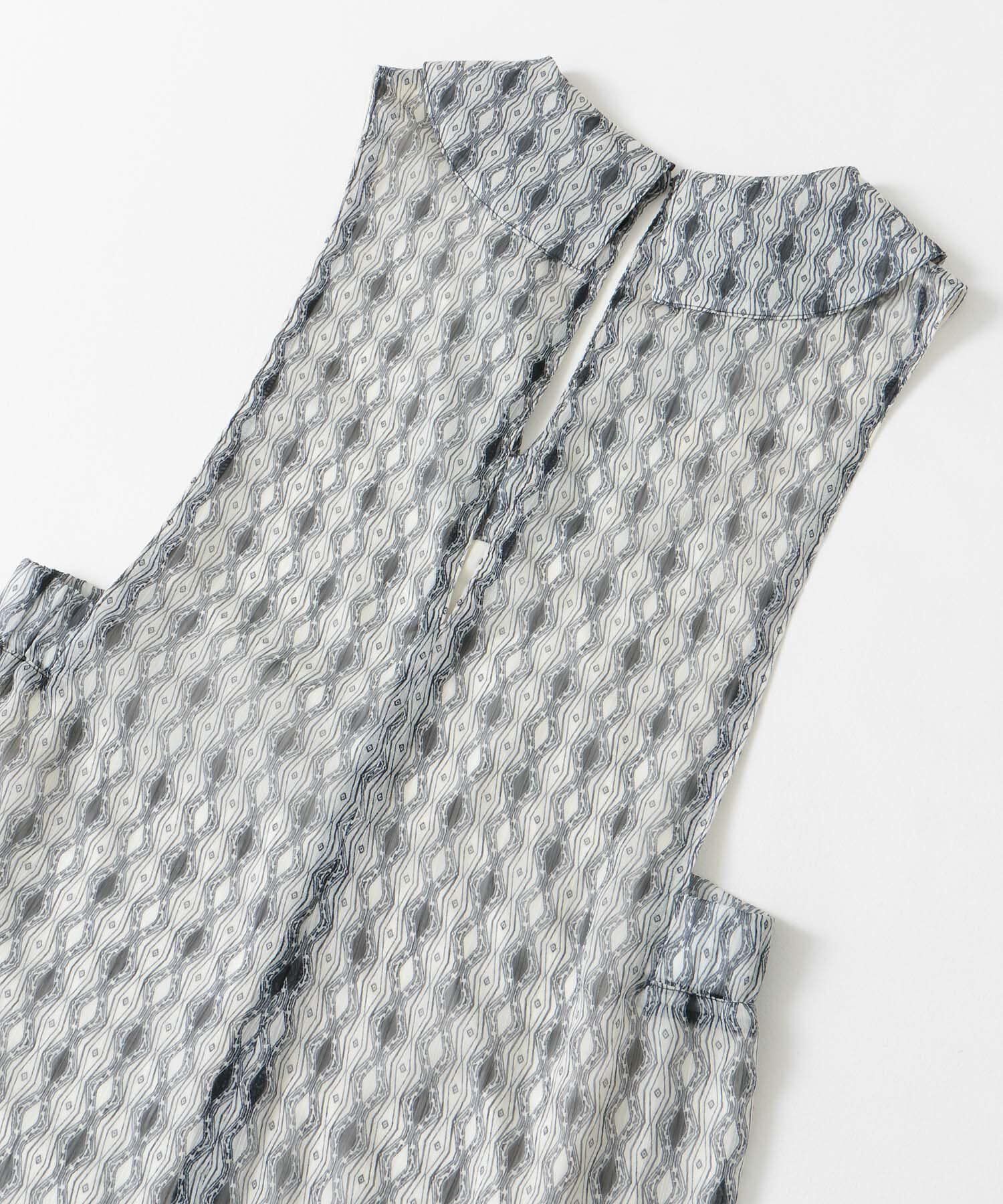  「楊柳プリントサロペット」|スカート|