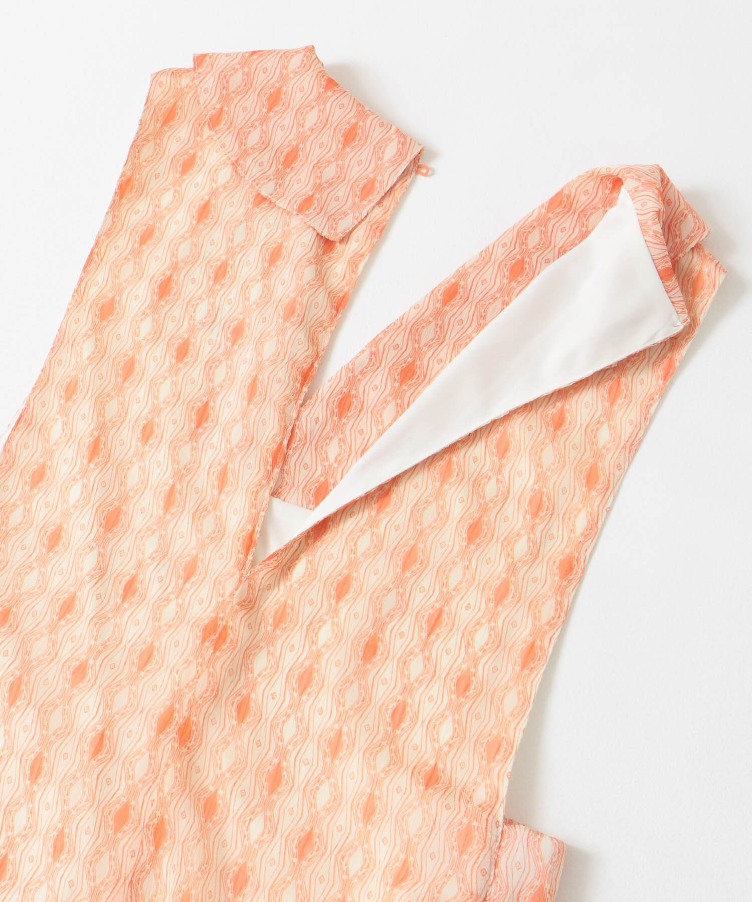  「楊柳プリントサロペット」|スカート|