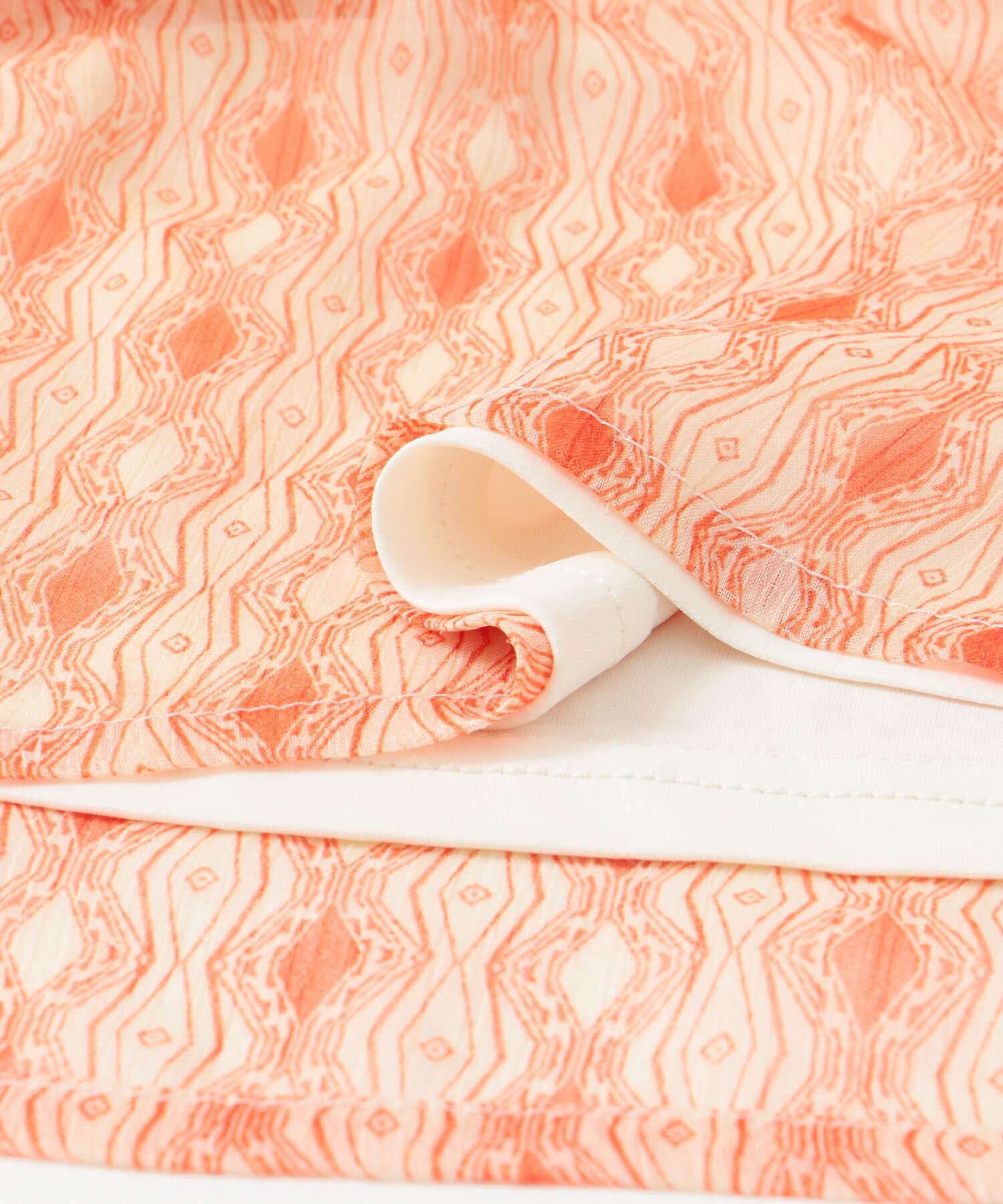  「楊柳プリントサロペット」|スカート|