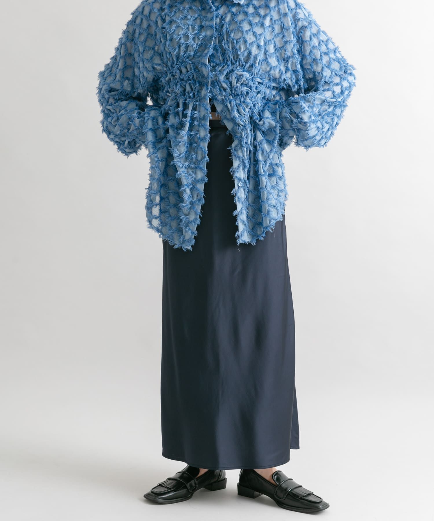  「サテンバイアススカート」|スカート|