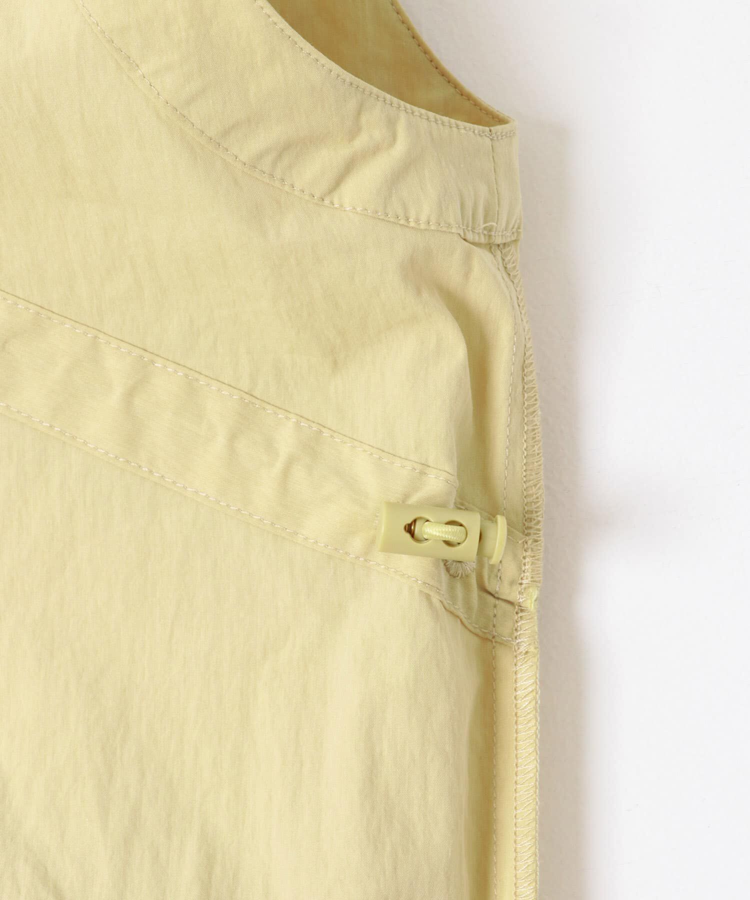  「スタンドカラーベスト」|ノーカラーコート|