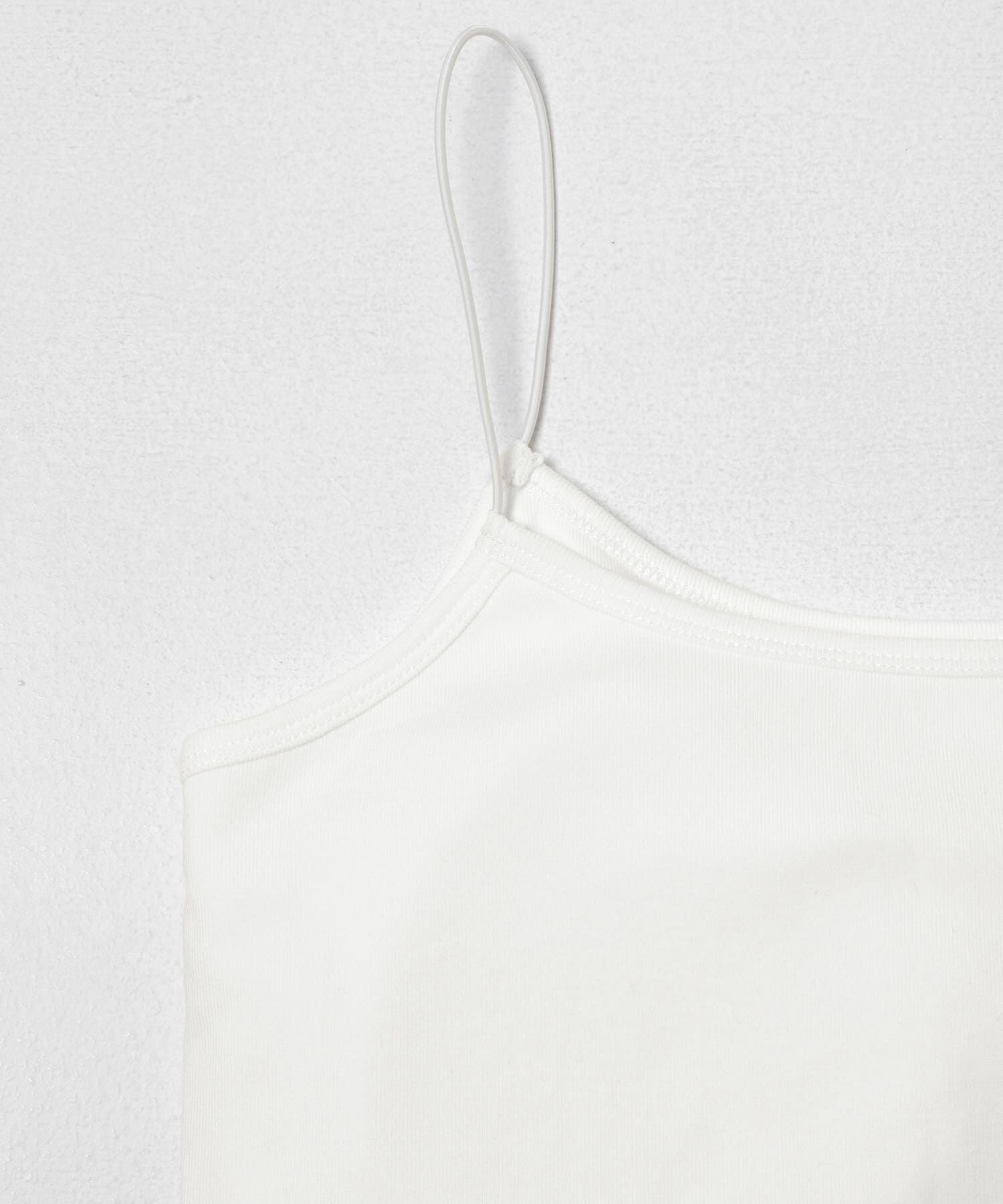  「スパゲティストラップカップ付きキャミ」|キャミソール|