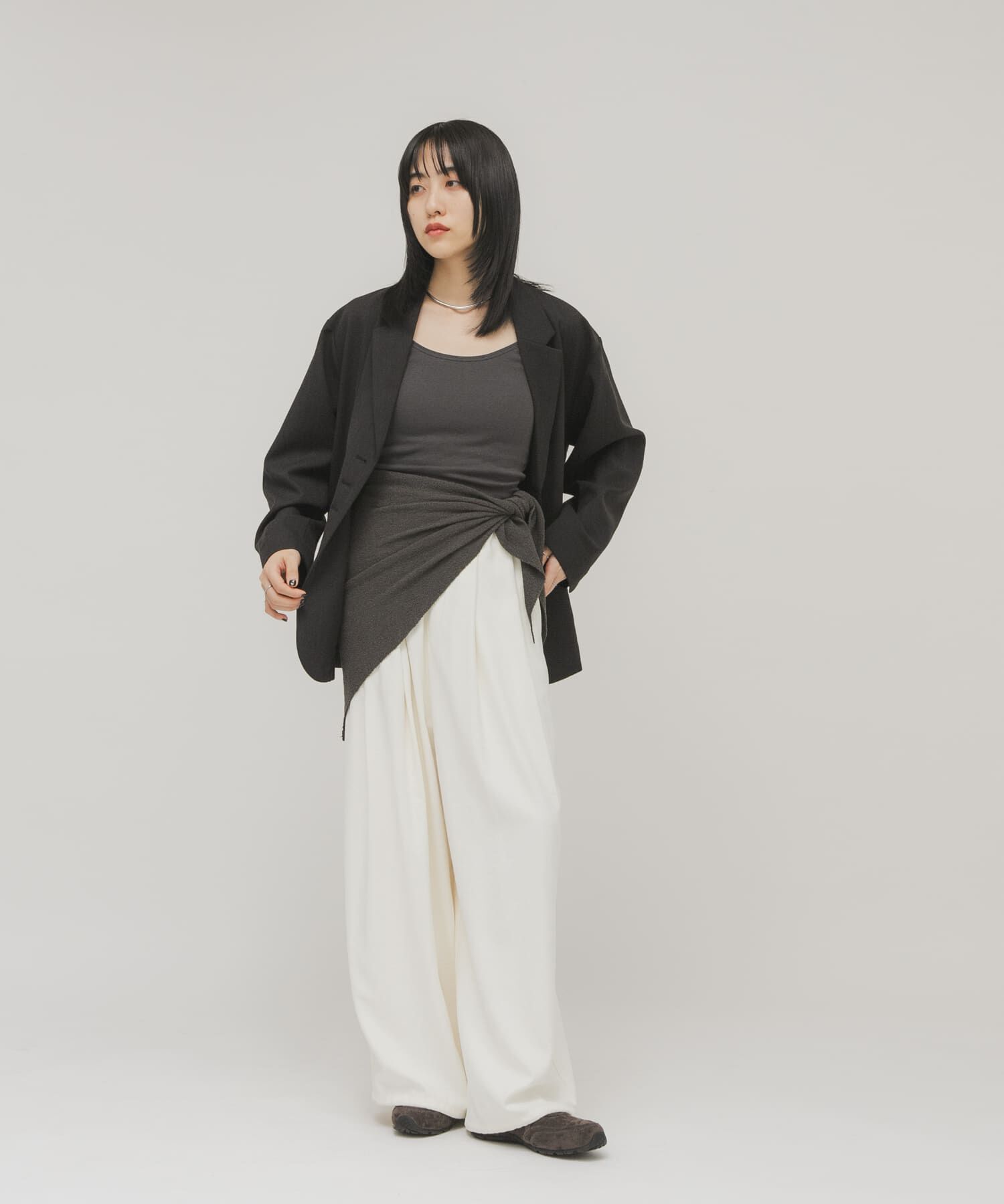  「スパゲティストラップカップ付きキャミ」|キャミソール|