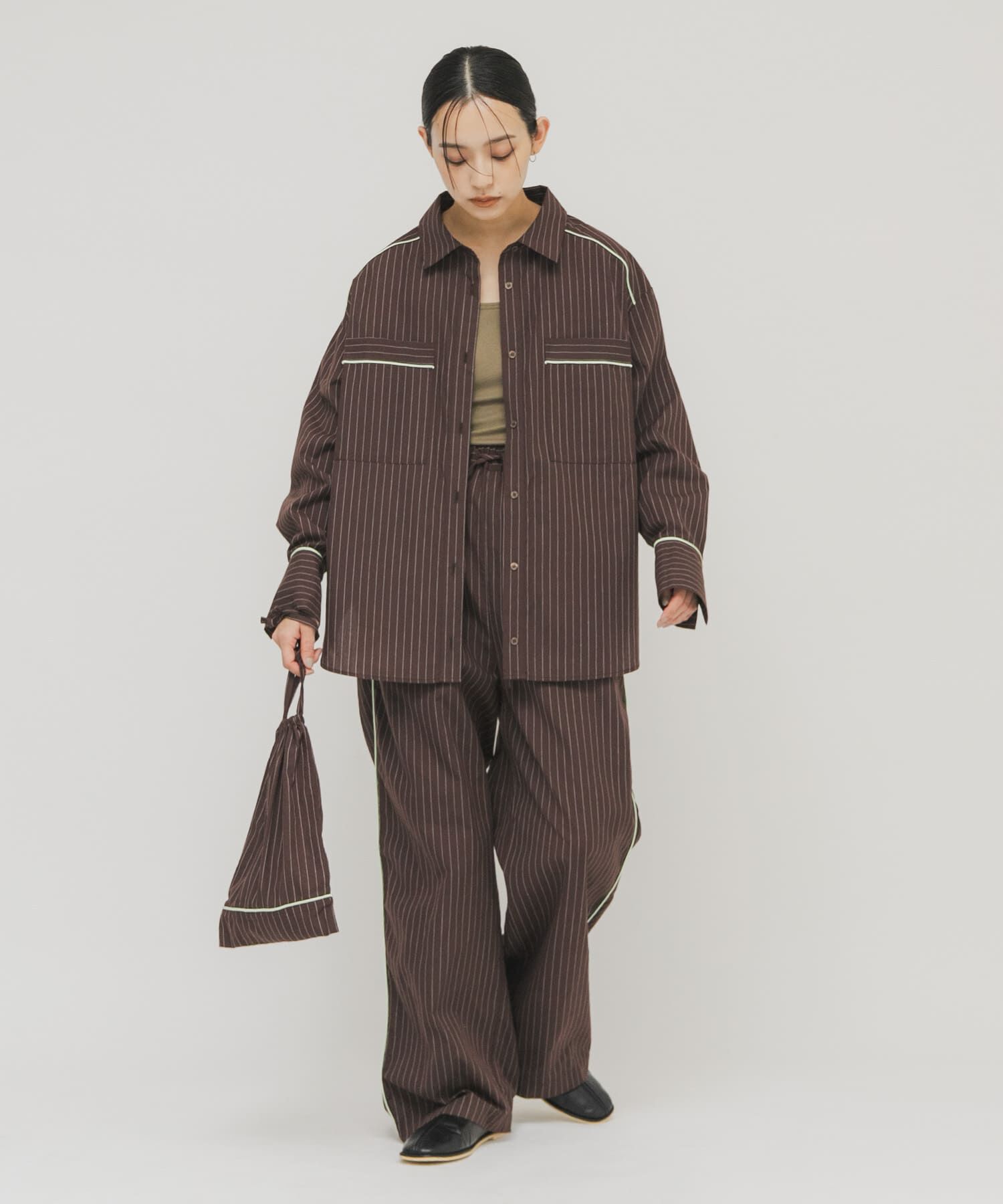  「スパゲティストラップカップ付きキャミ」|キャミソール|