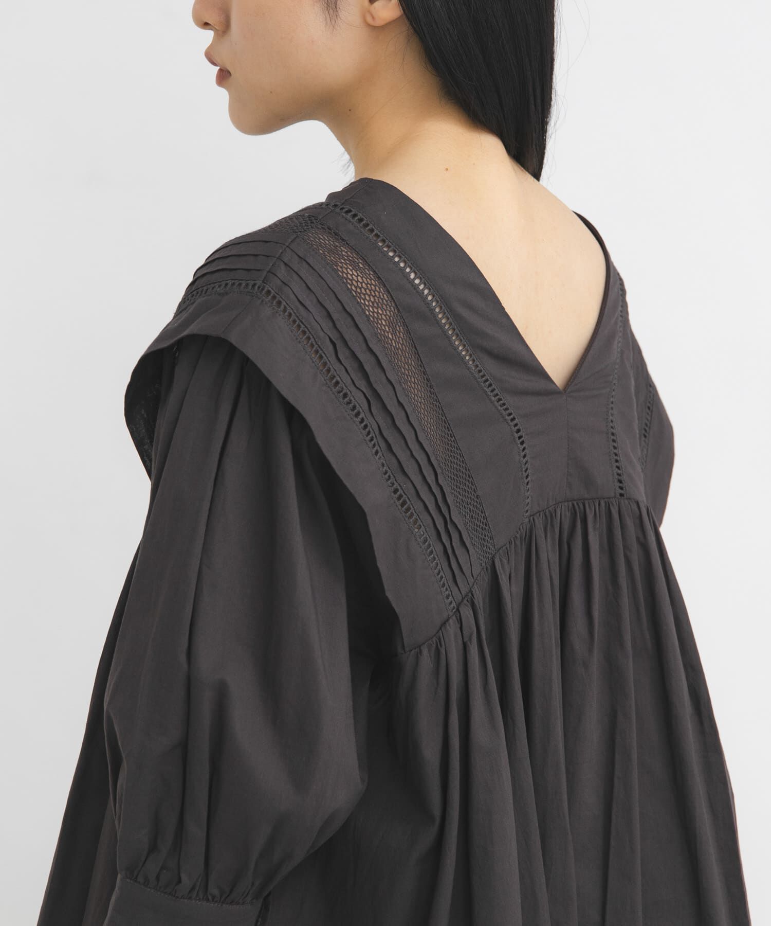  「2WAYレースドッキングミニワンピース」|ワンピース|