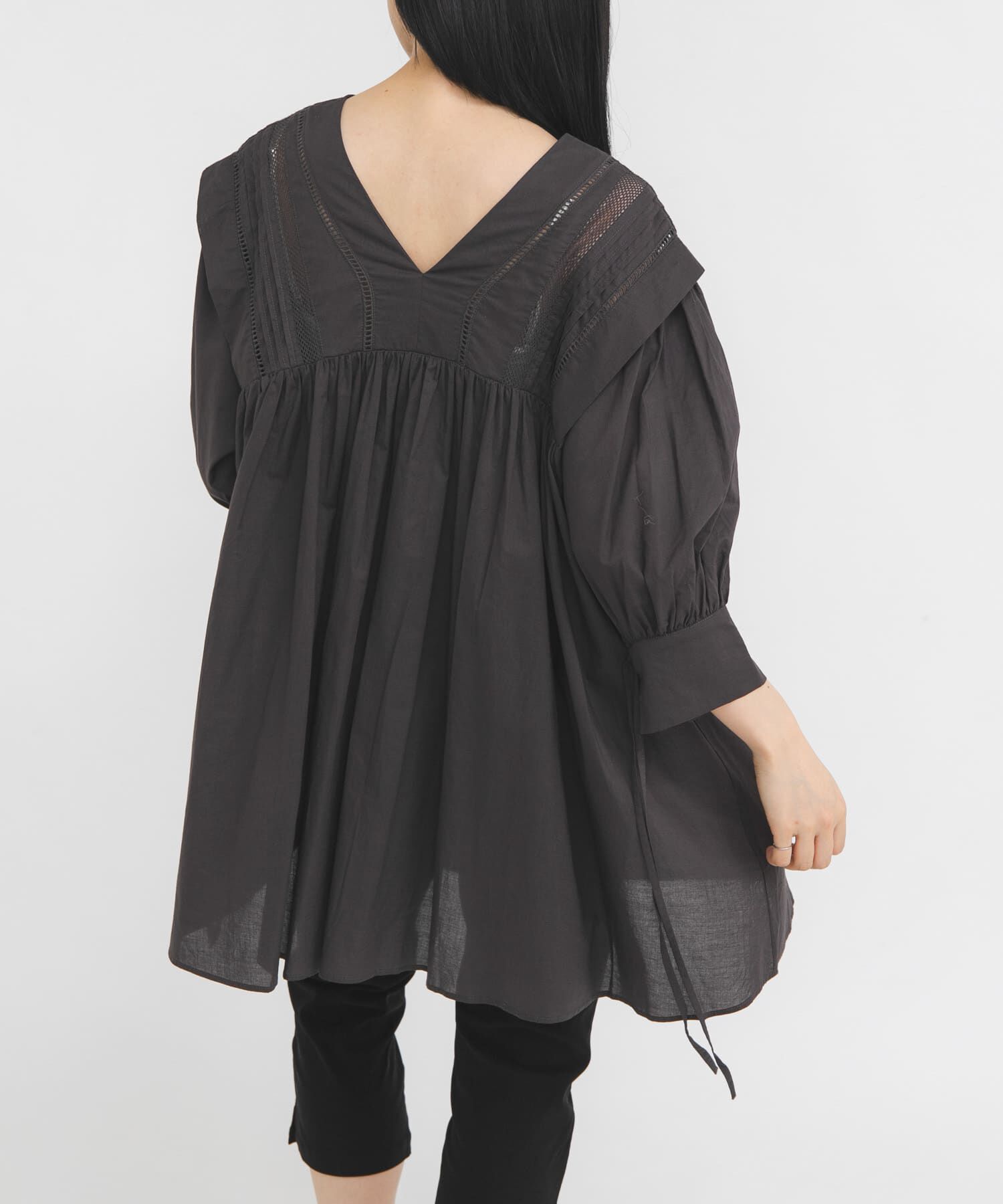  「2WAYレースドッキングミニワンピース」|ワンピース|