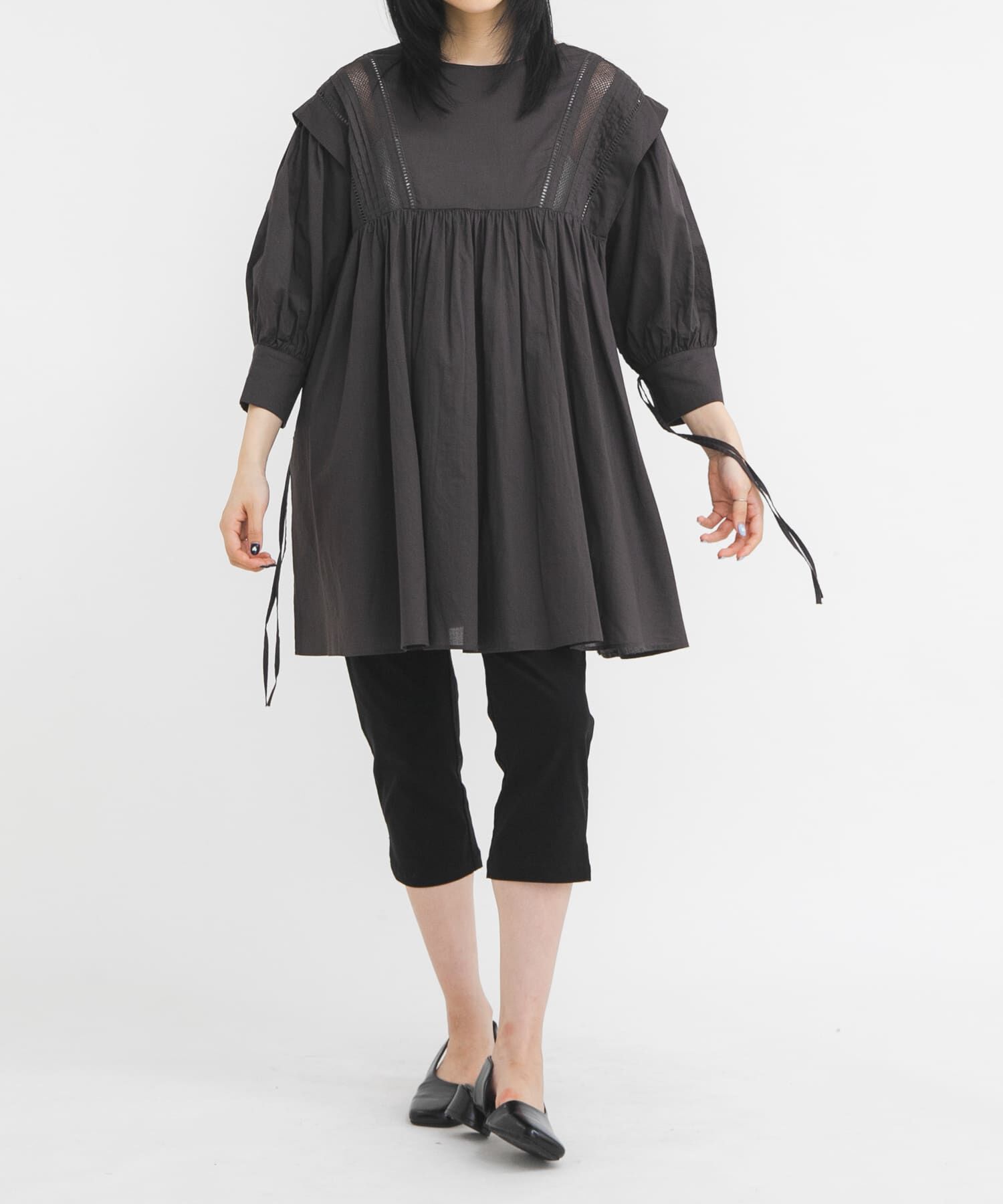  「2WAYレースドッキングミニワンピース」|ワンピース|