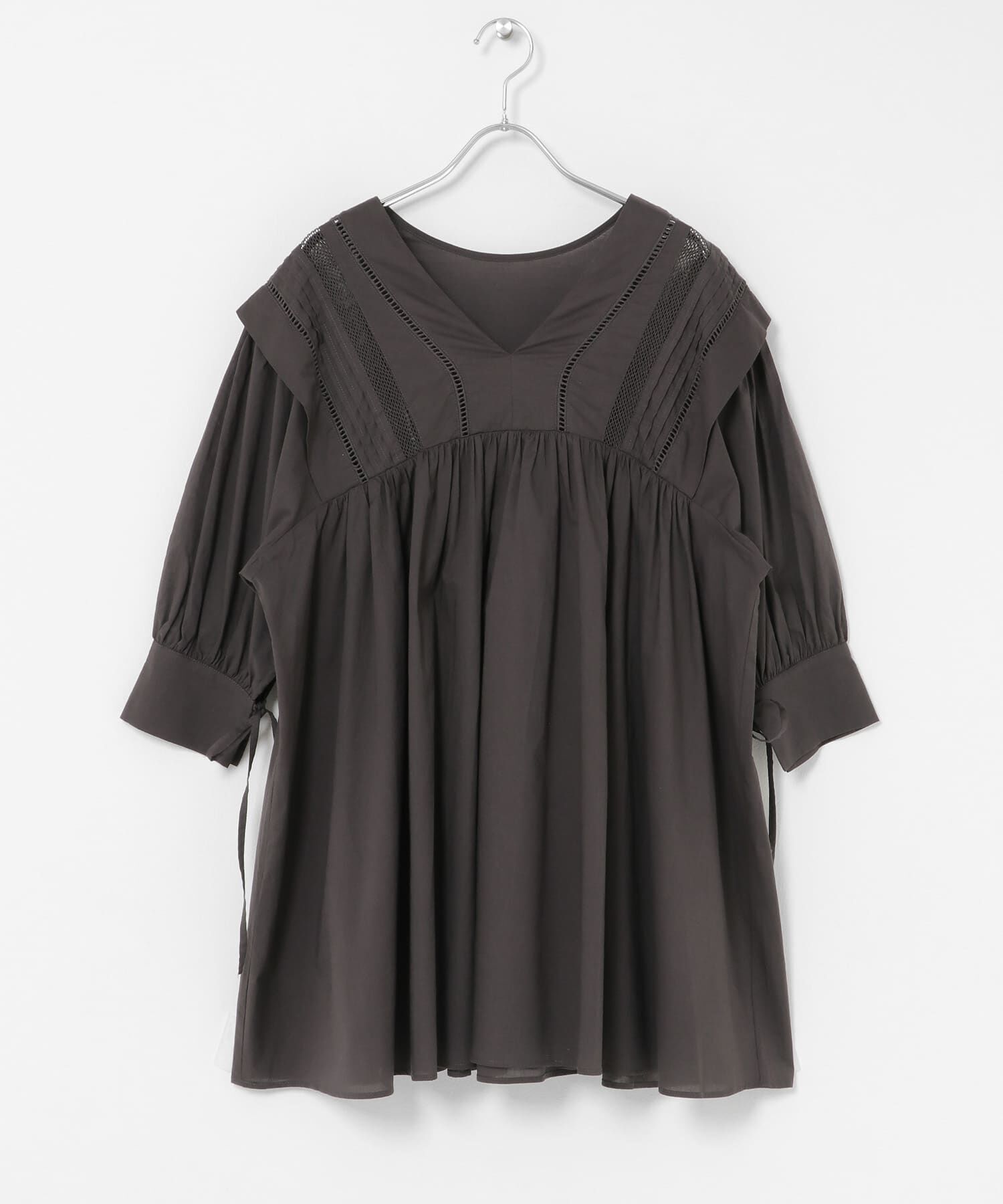  「2WAYレースドッキングミニワンピース」|ワンピース|