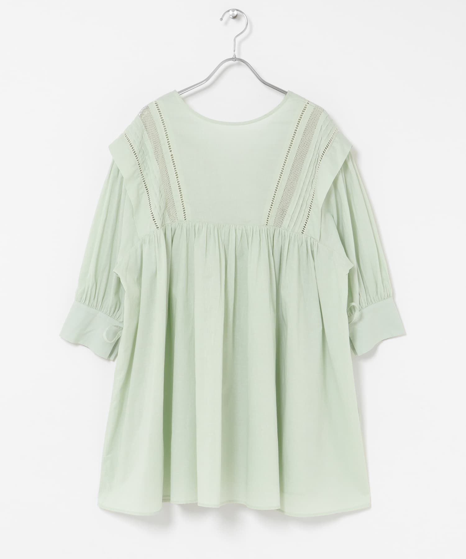  「2WAYレースドッキングミニワンピース」|ワンピース|