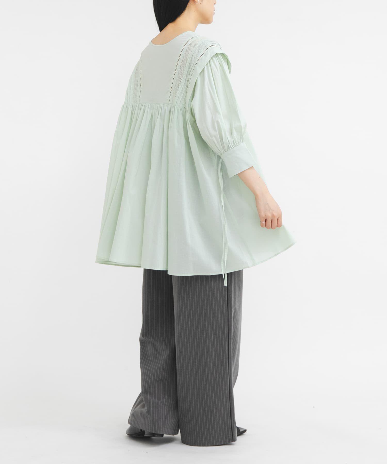  「2WAYレースドッキングミニワンピース」|ワンピース|