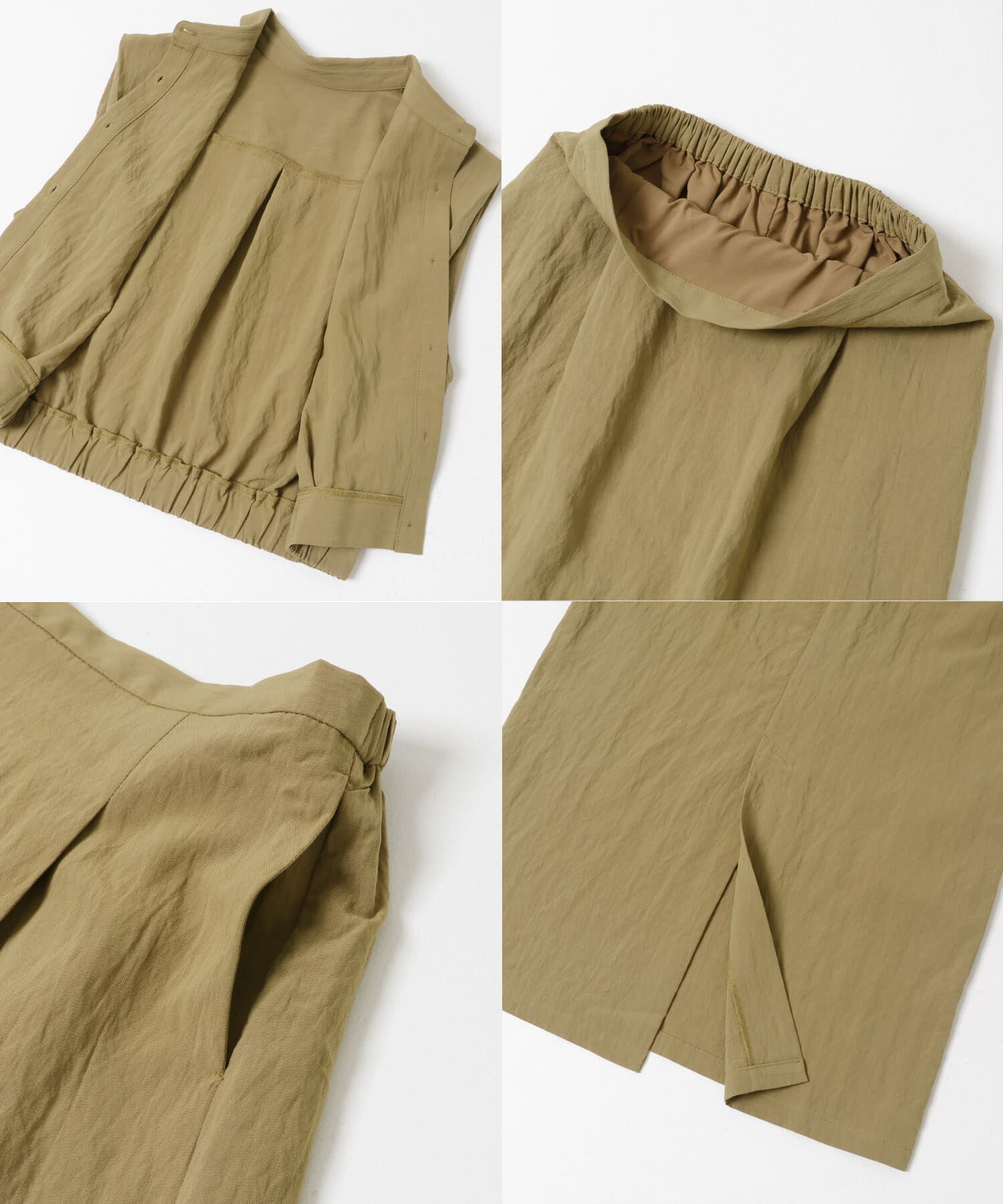  「タックブラウスSETスカート」|その他|