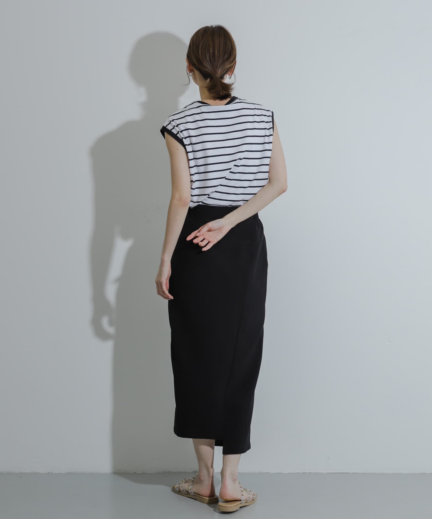 SENSE OF PLACE by URBAN RESEARCH「『UR TECH DRYLUXE』リネンライクアシンメトリースカート」|スカート|