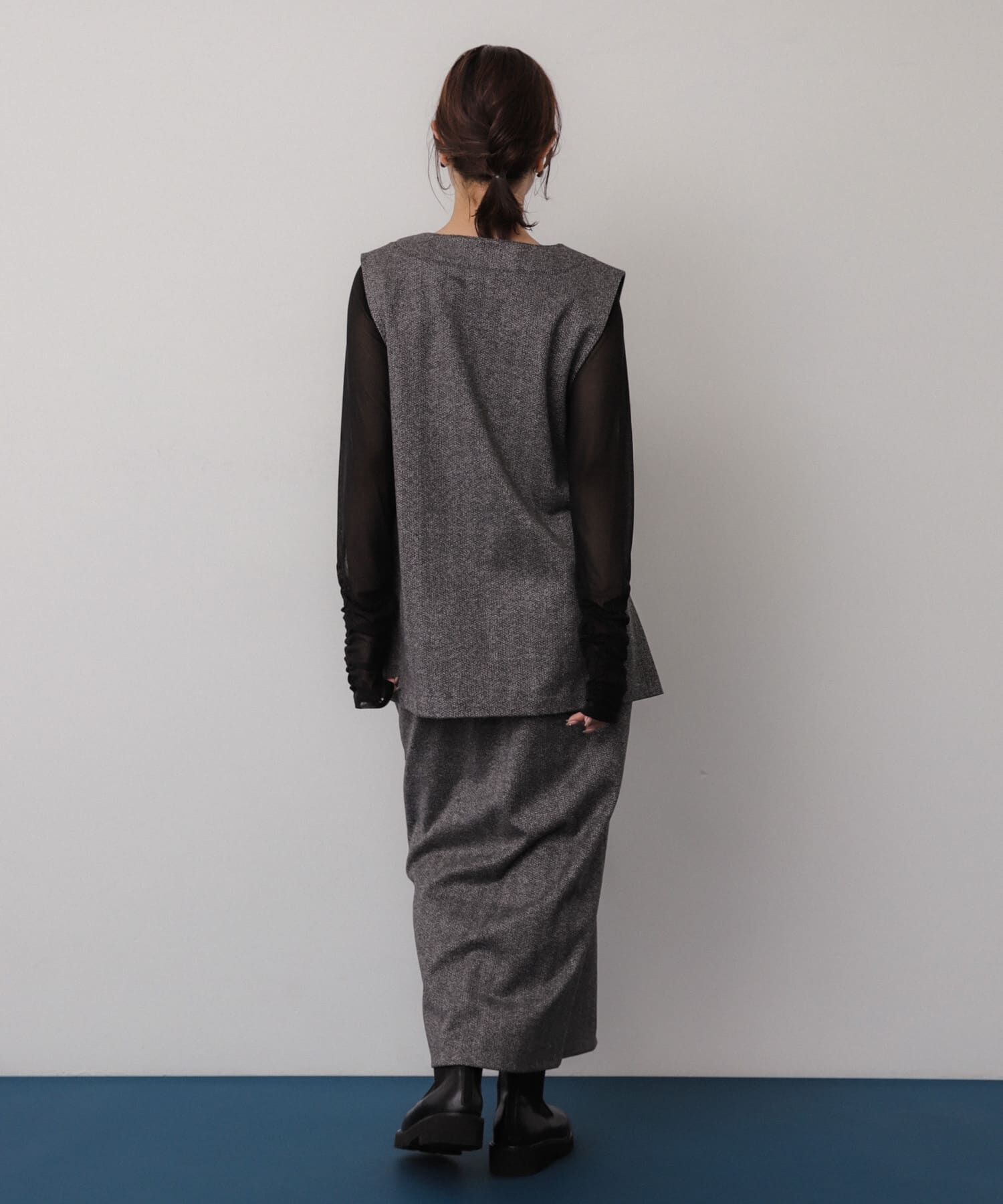 SENSE OF PLACE by URBAN RESEARCH「ジャージーメルトンアウトポケットスカート」|スカート|