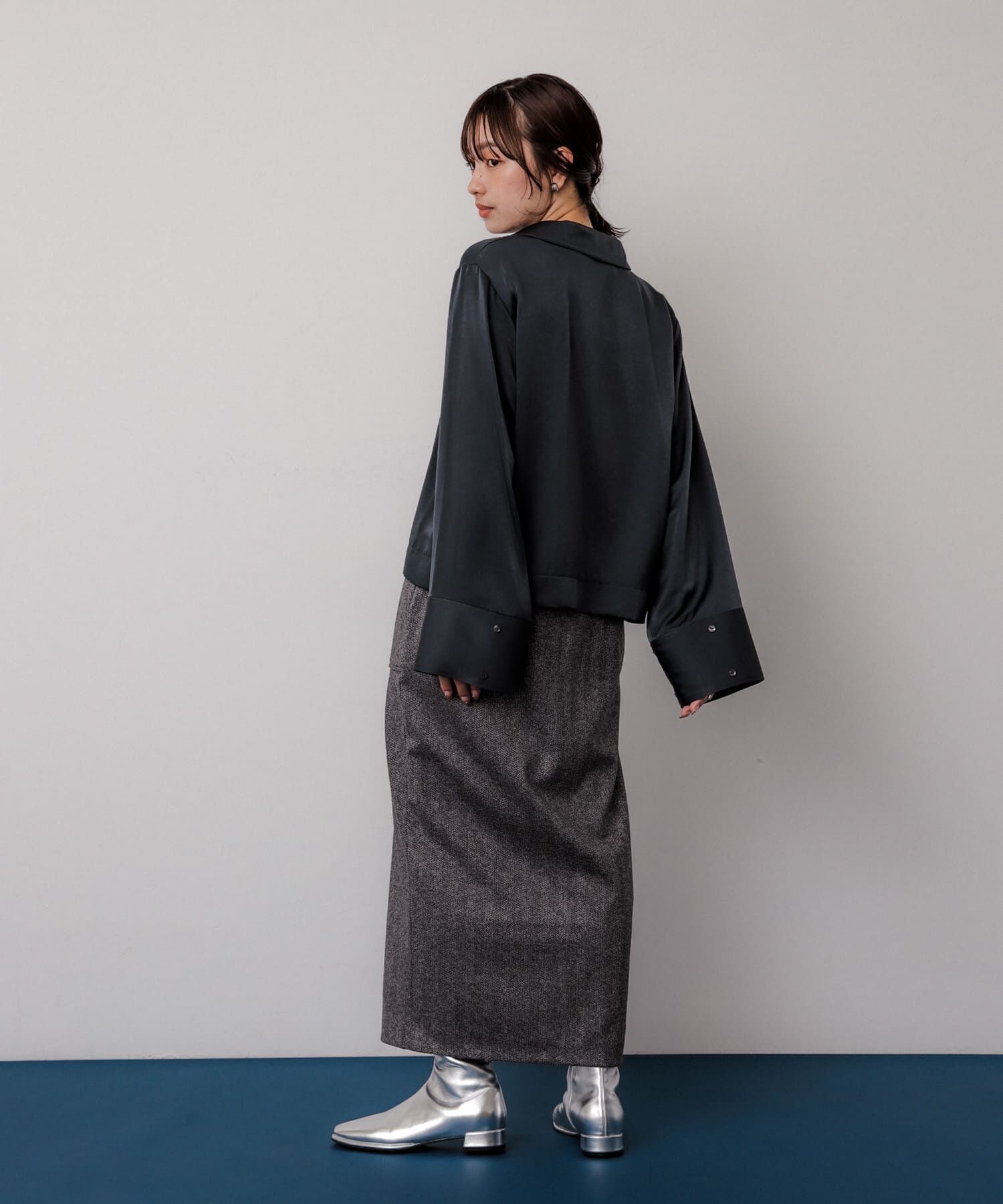 SENSE OF PLACE by URBAN RESEARCH「ジャージーメルトンアウトポケットスカート」|スカート|