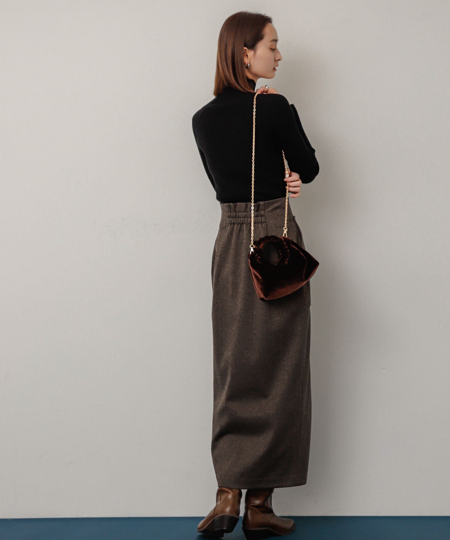 SENSE OF PLACE by URBAN RESEARCH「ジャージーメルトンアウトポケットスカート」|スカート|