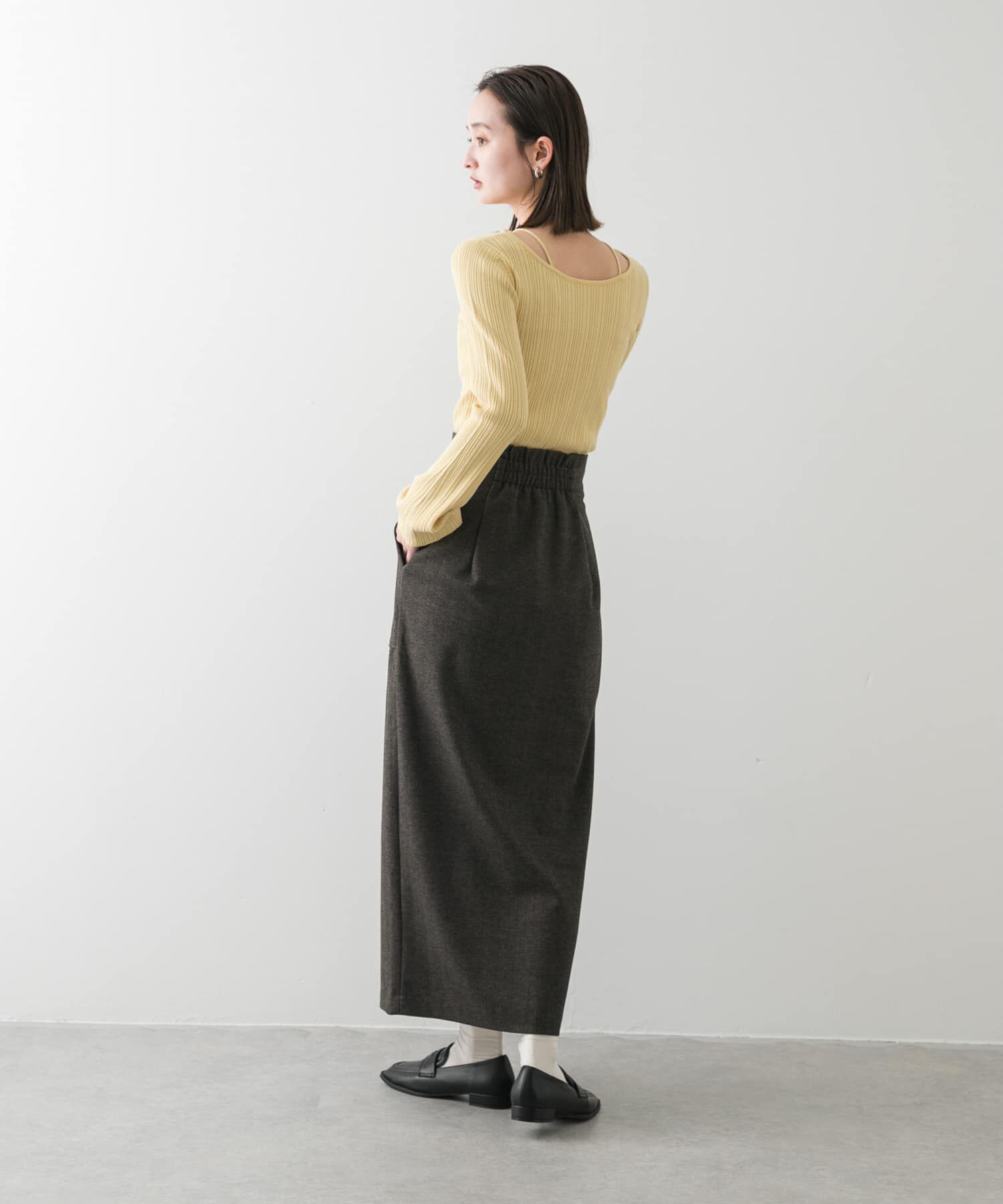 SENSE OF PLACE by URBAN RESEARCH「ジャージーメルトンアウトポケットスカート」|スカート|
