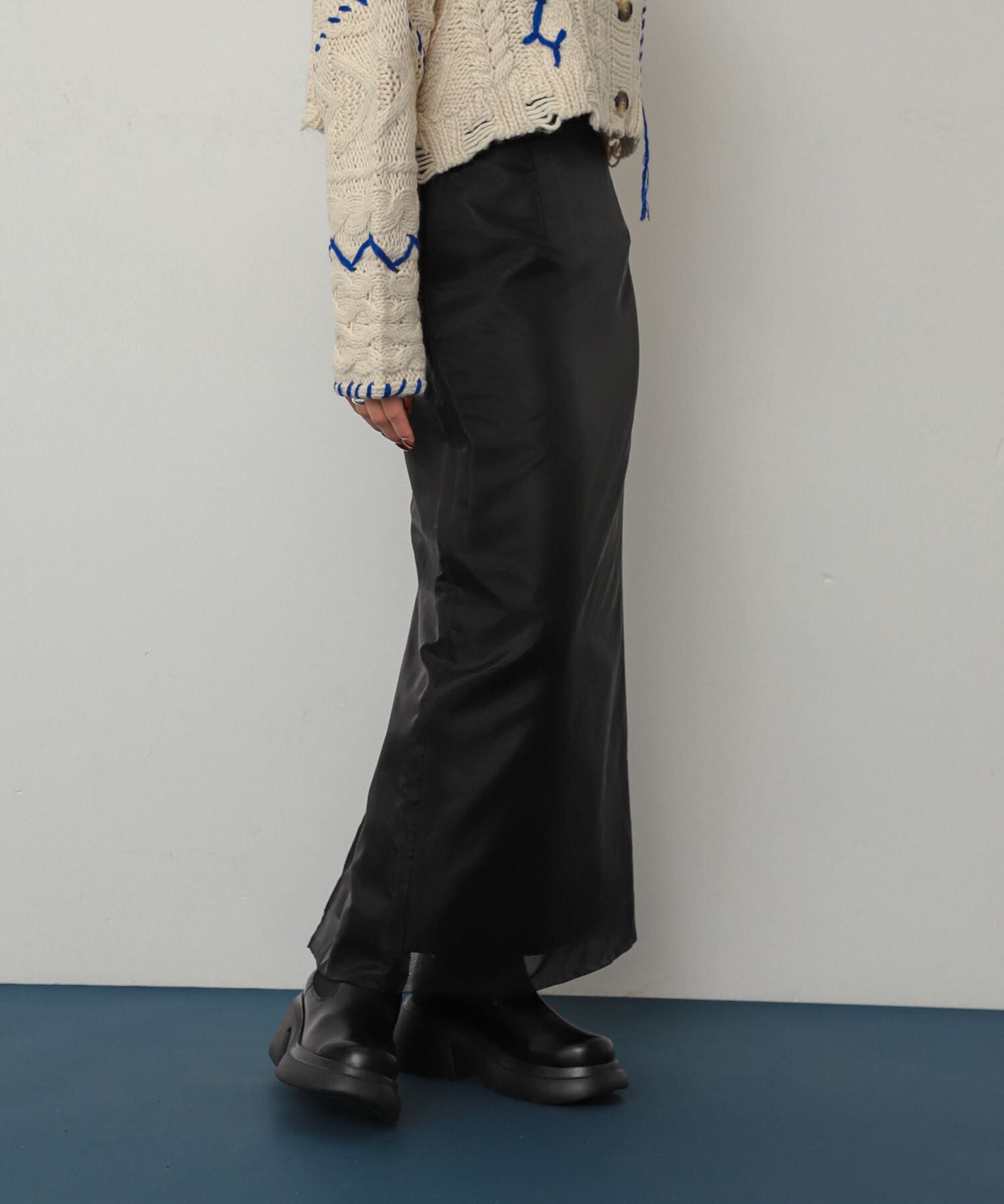 SENSE OF PLACE by URBAN RESEARCH「オーガンジーレイヤードスカート」|スカート|