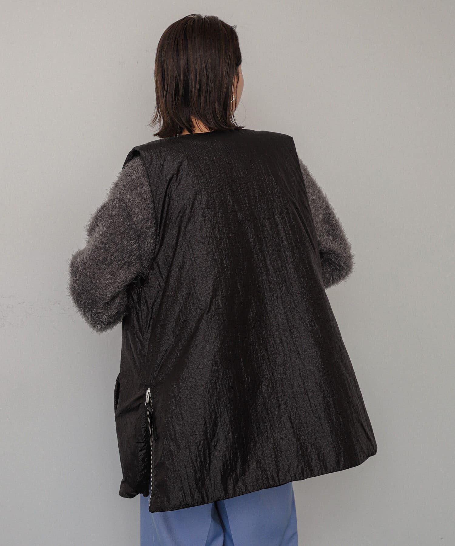 SENSE OF PLACE by URBAN RESEARCH「サイドジップパフベスト」|ダウンベスト・ベスト|