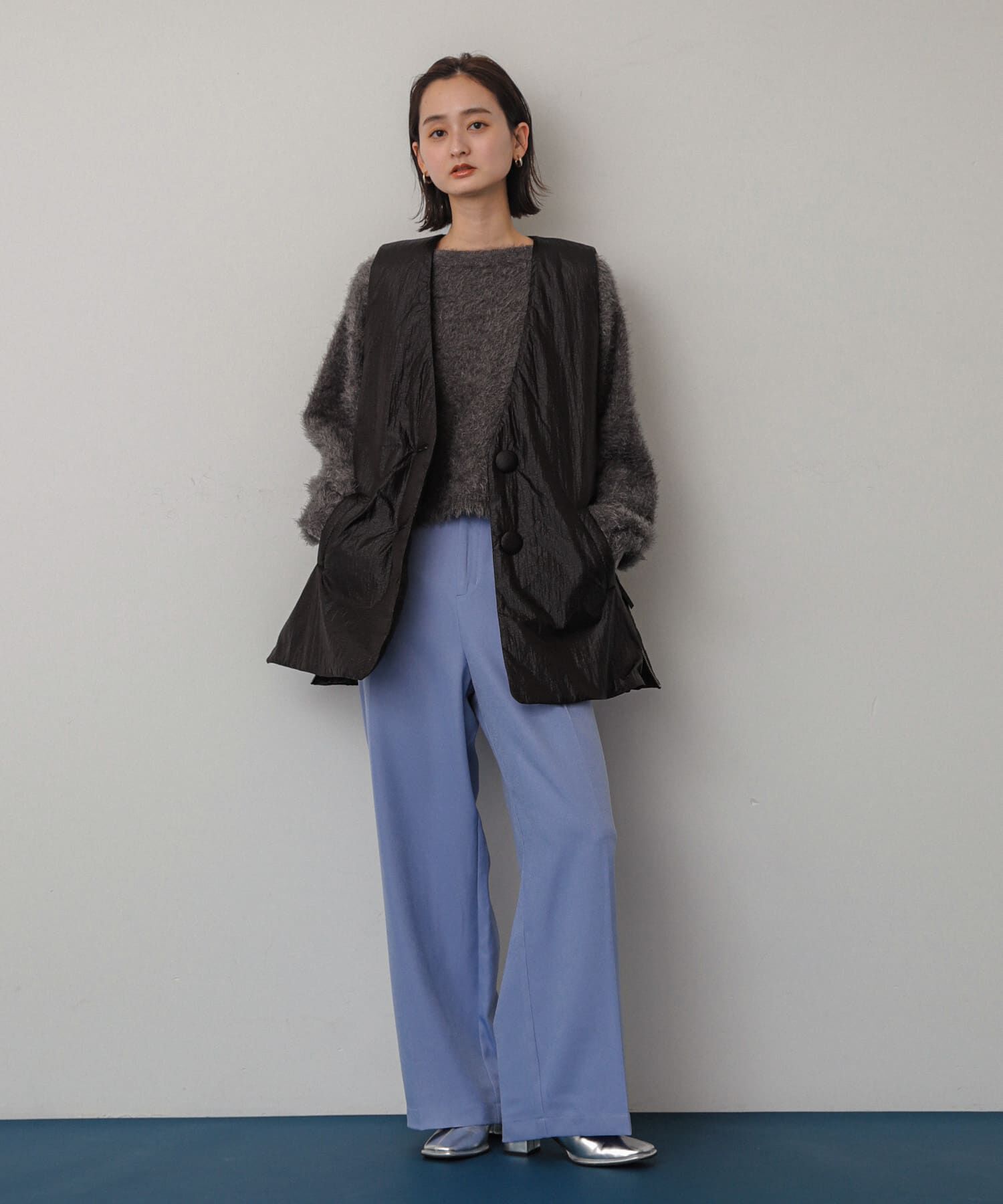 SENSE OF PLACE by URBAN RESEARCH「サイドジップパフベスト」|ダウンベスト・ベスト|