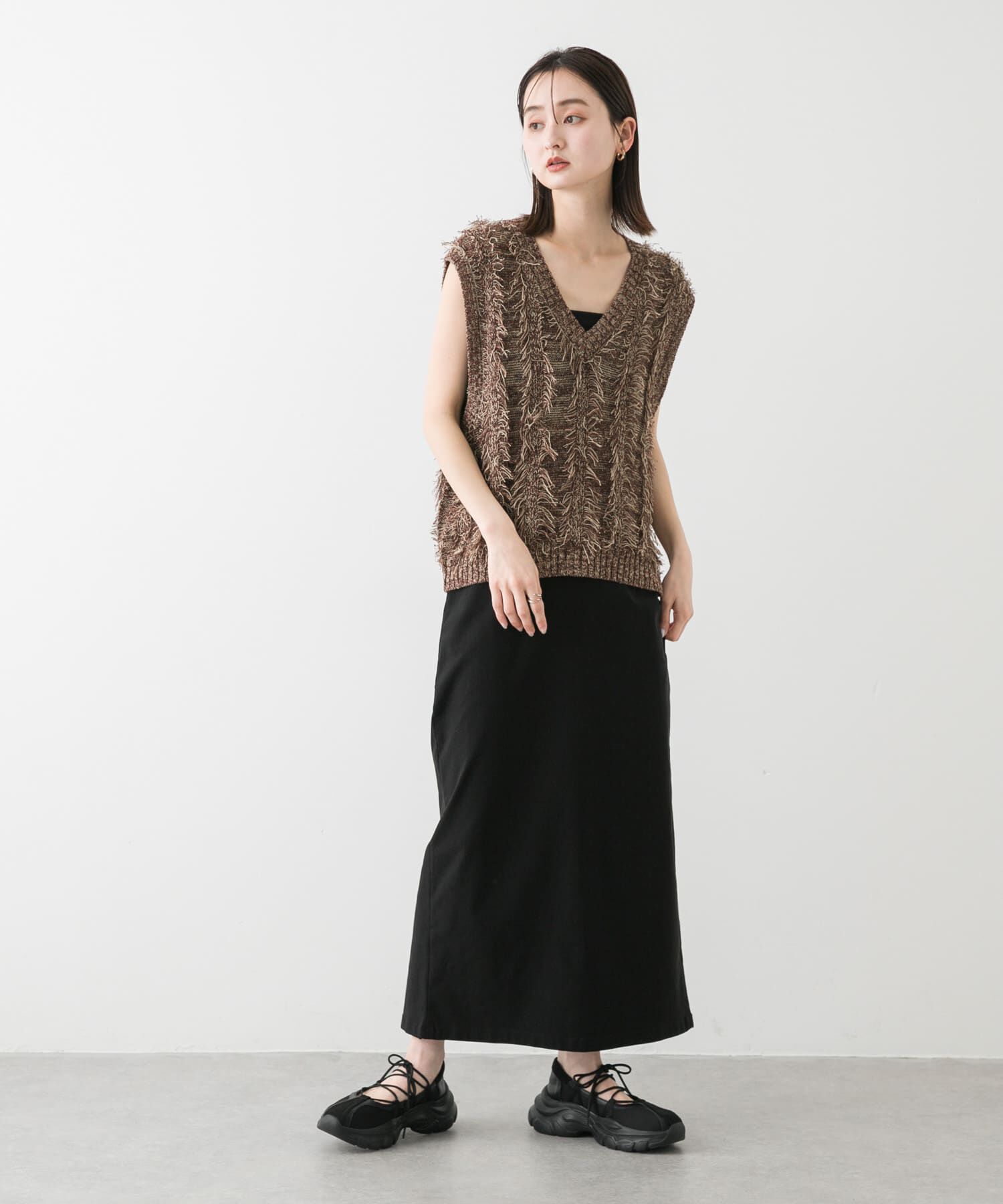 SENSE OF PLACE by URBAN RESEARCH「『WEB/一部店舗限定サイズ』ストレッチサスツキハイウエストスカート」|スカート|