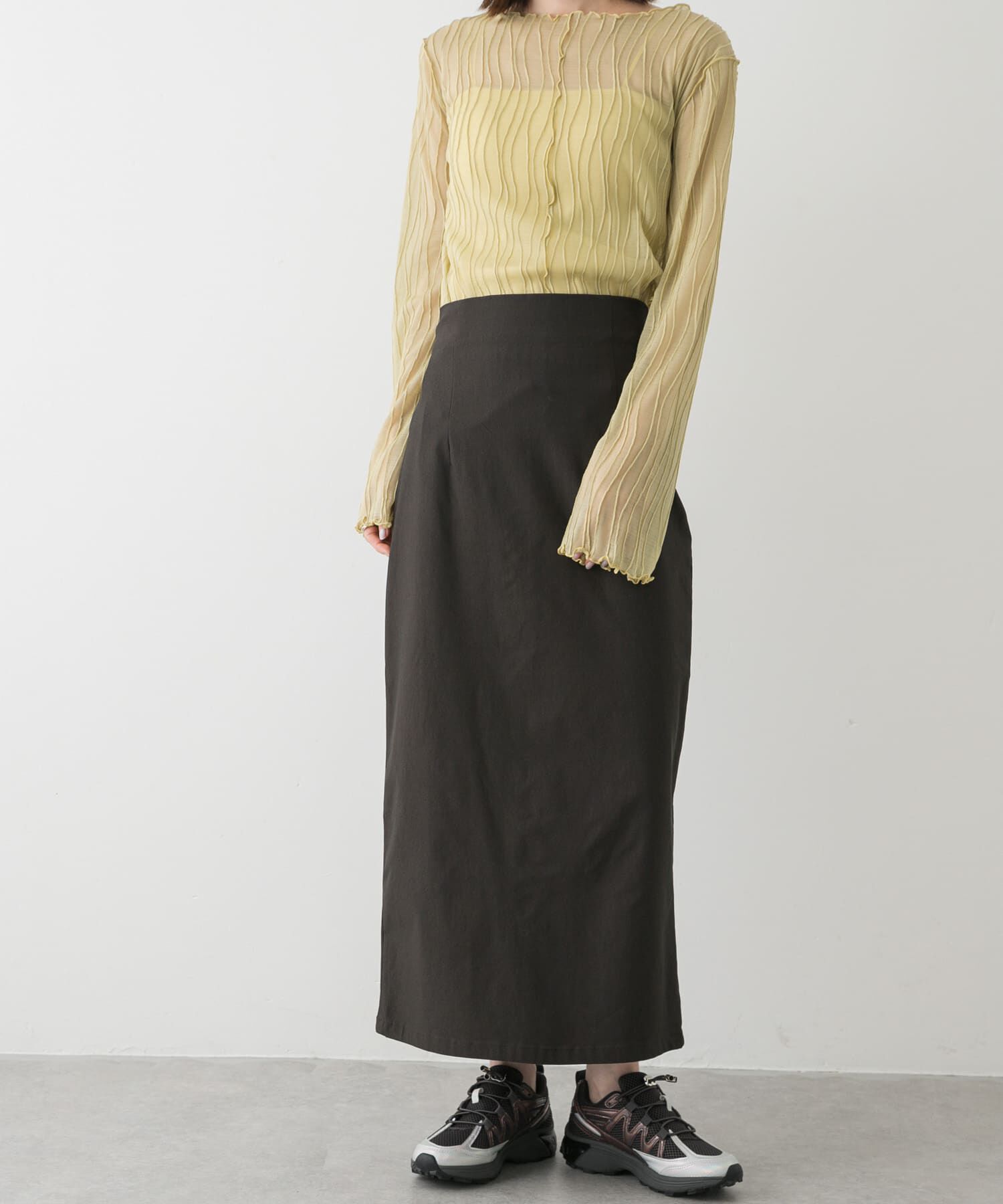 SENSE OF PLACE by URBAN RESEARCH「『WEB/一部店舗限定サイズ』ストレッチサスツキハイウエストスカート」|スカート|